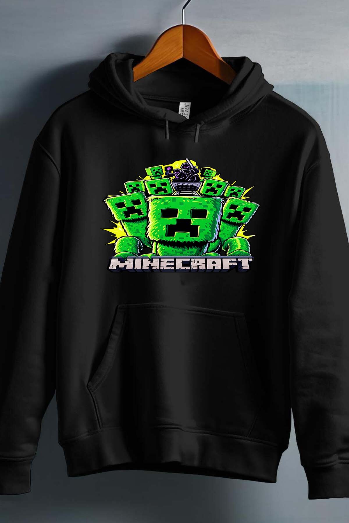 Mayorista I.A.L.D FRANCE - Minecrat criber halloween - Sudadera con Capucha para Niño