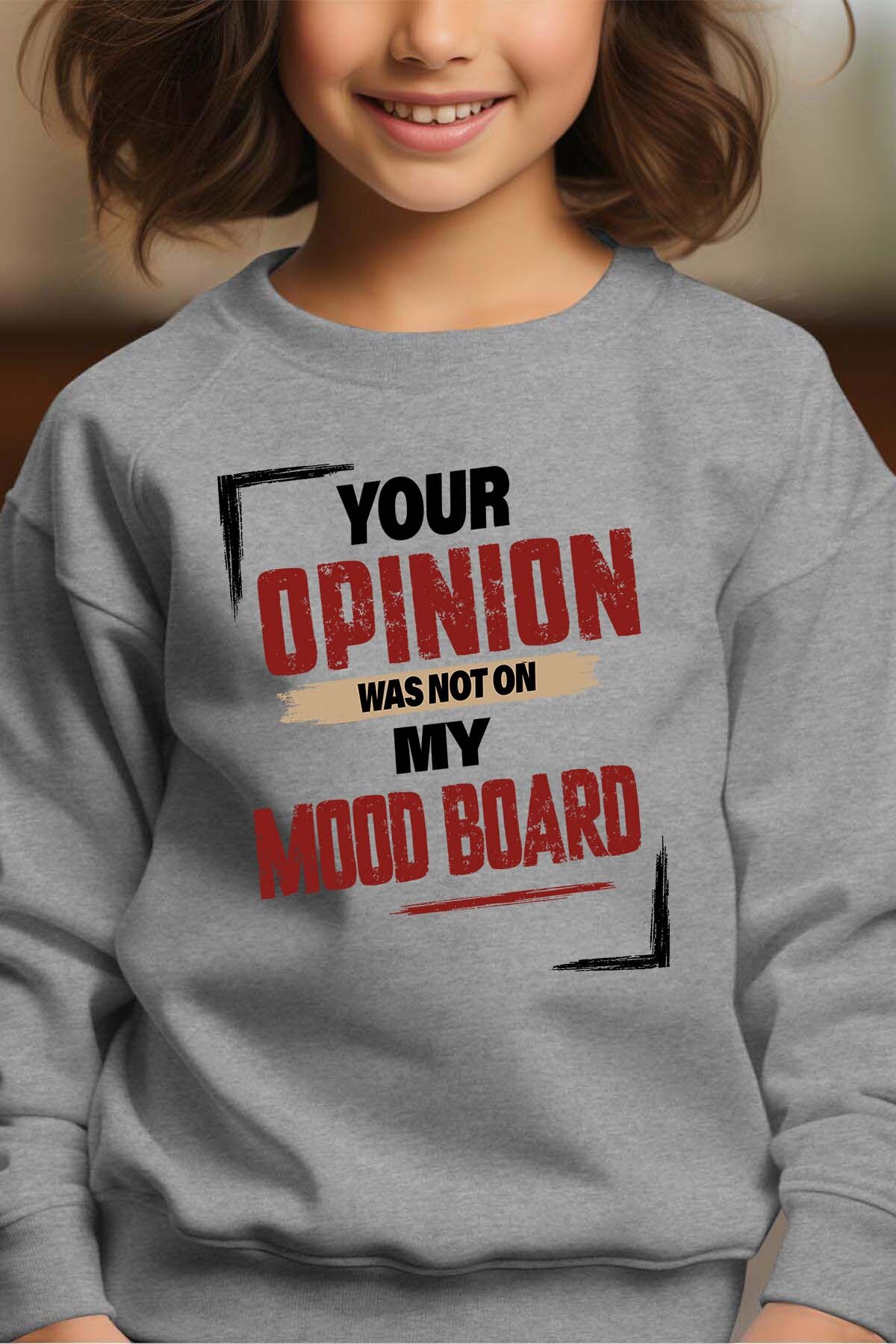 Grossiste I.A.L.D FRANCE - My mood - Sweat Col Rond Fille
