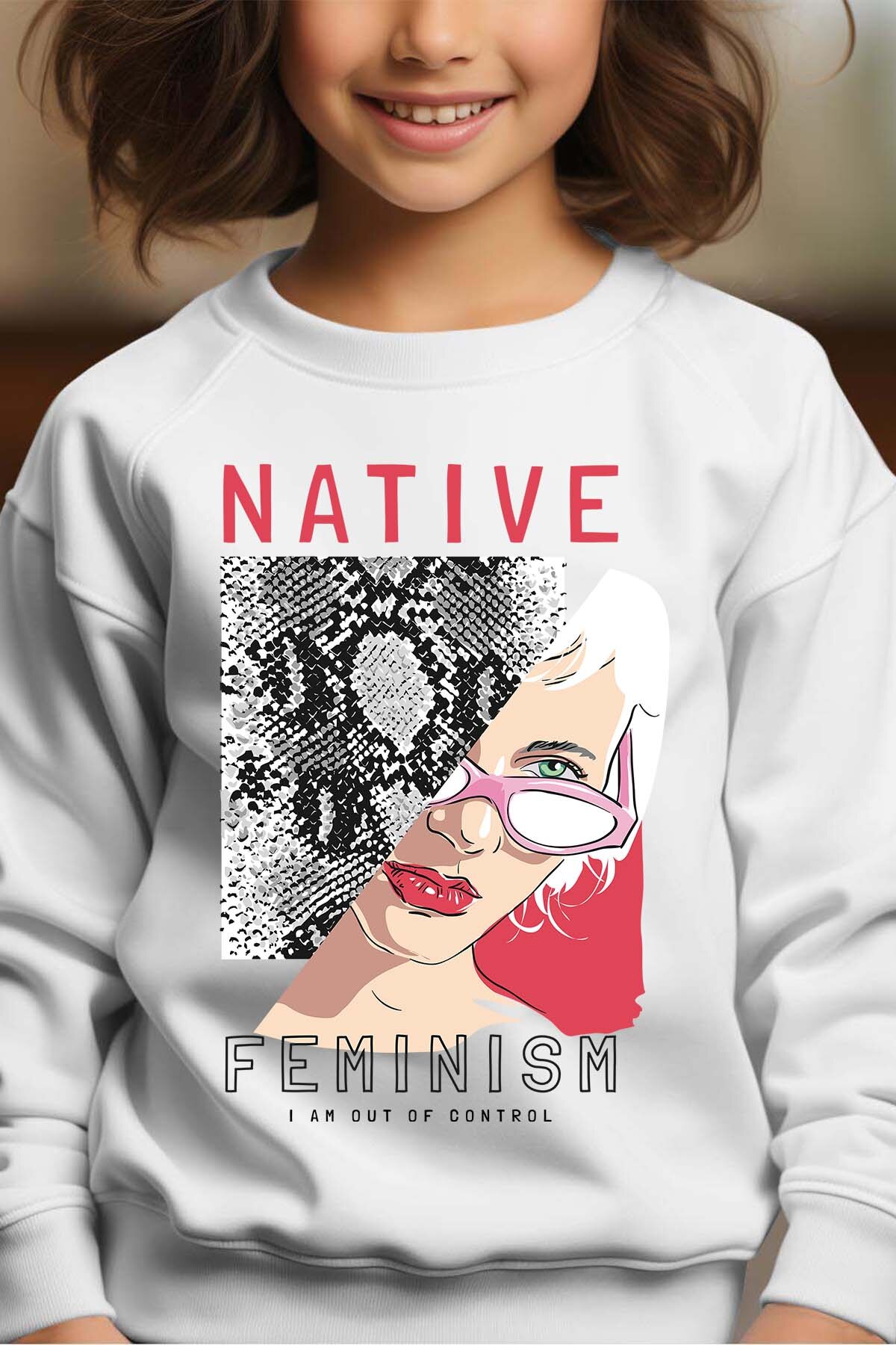 Wholesaler I.A.L.D FRANCE - Native Feminism - Crewneck sweatshirt Girl