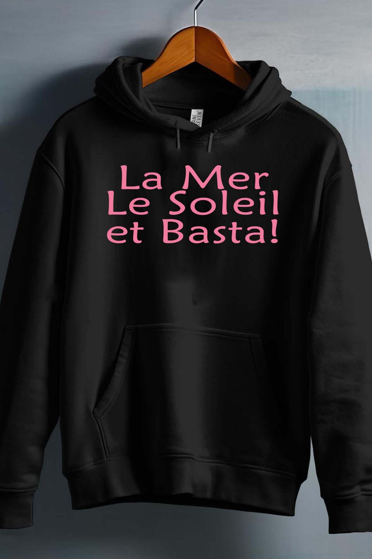 Grossiste I.A.L.D FRANCE - La mer soleil basta - Sweat Capuche Fille
