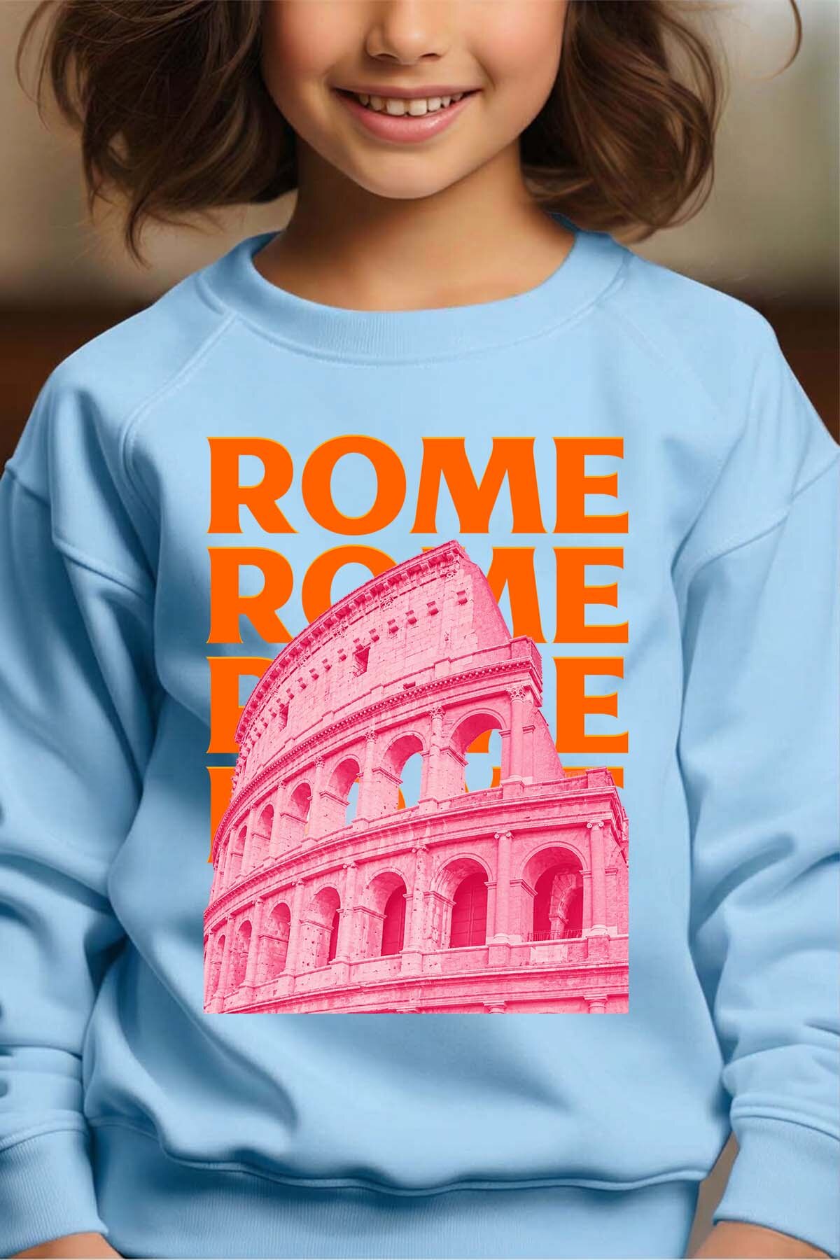 Wholesaler I.A.L.D FRANCE - 0002 vintage ROME - Crewneck sweatshirt Girl