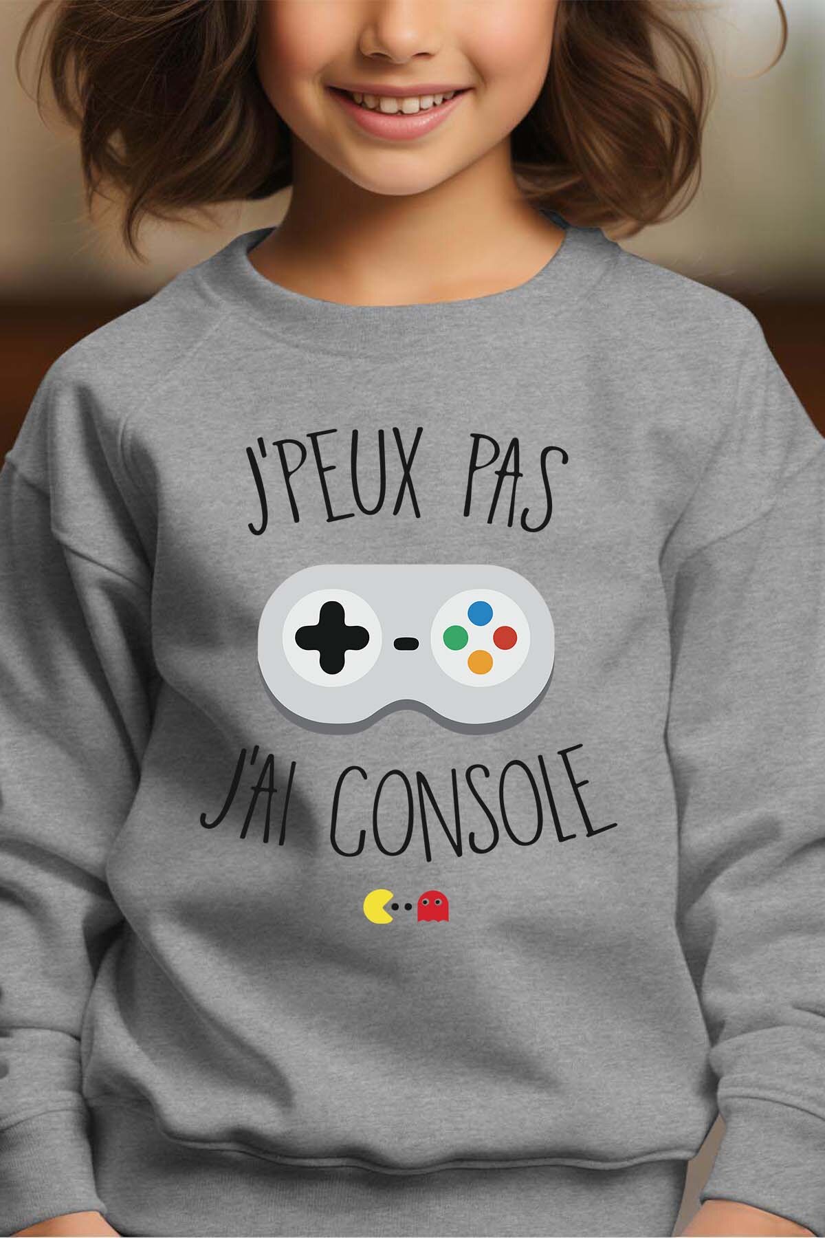 Grossista I.A.L.D FRANCE - Non posso, ho la console - Felpa girocollo Ragazza