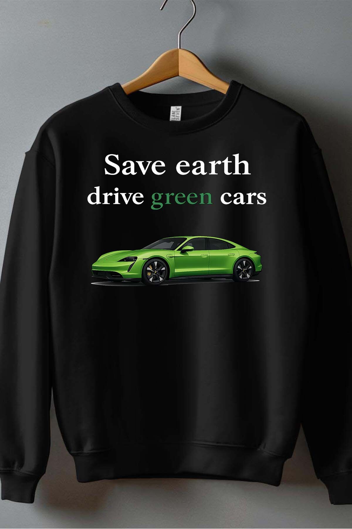 Wholesaler I.A.L.D FRANCE - Green Cars BLANC - Crewneck sweatshirt Boy