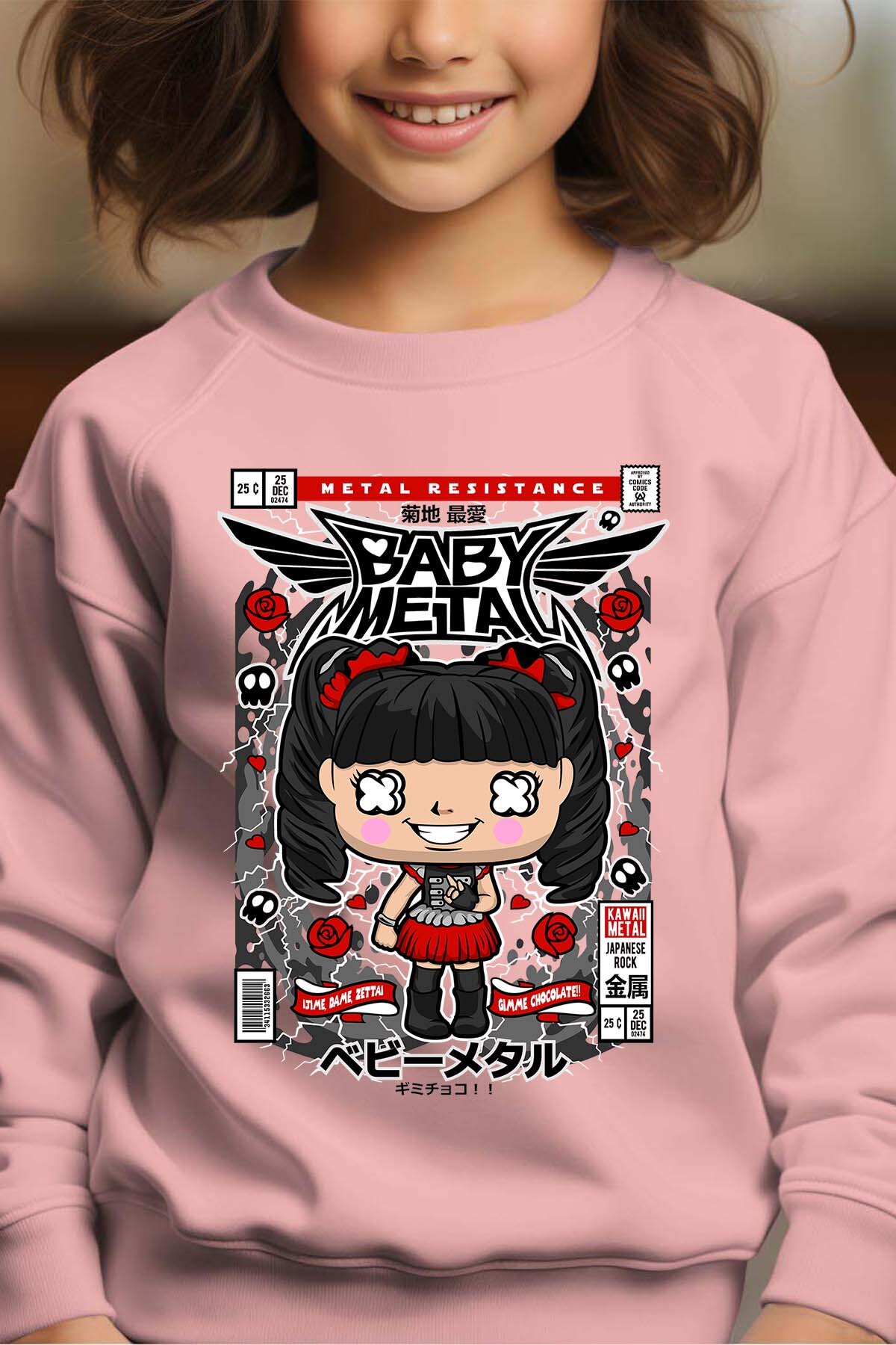 Grossiste I.A.L.D FRANCE - Funko Baby Metal - Sweat Col Rond Fille