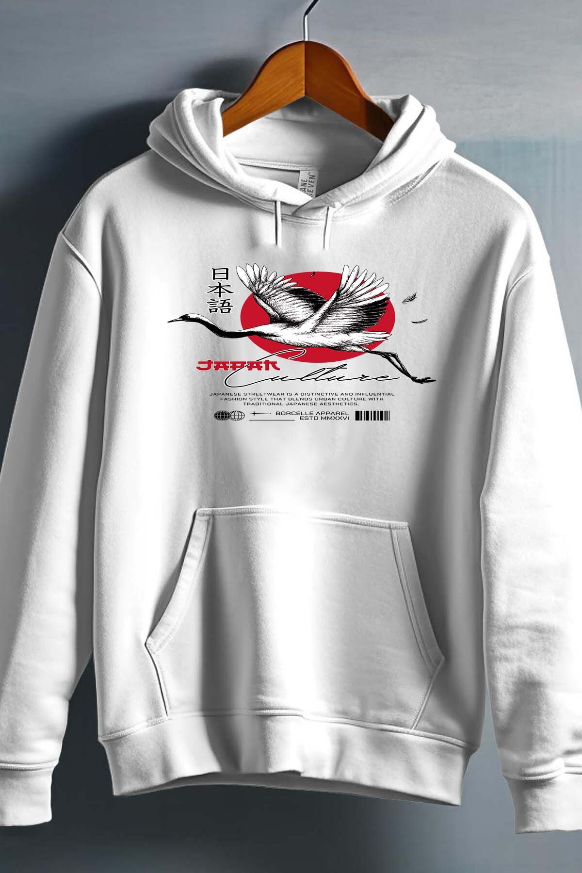 Wholesaler I.A.L.D FRANCE - Red White and Black Streetwear Japan Culture - Hooded sweatshirt Boy