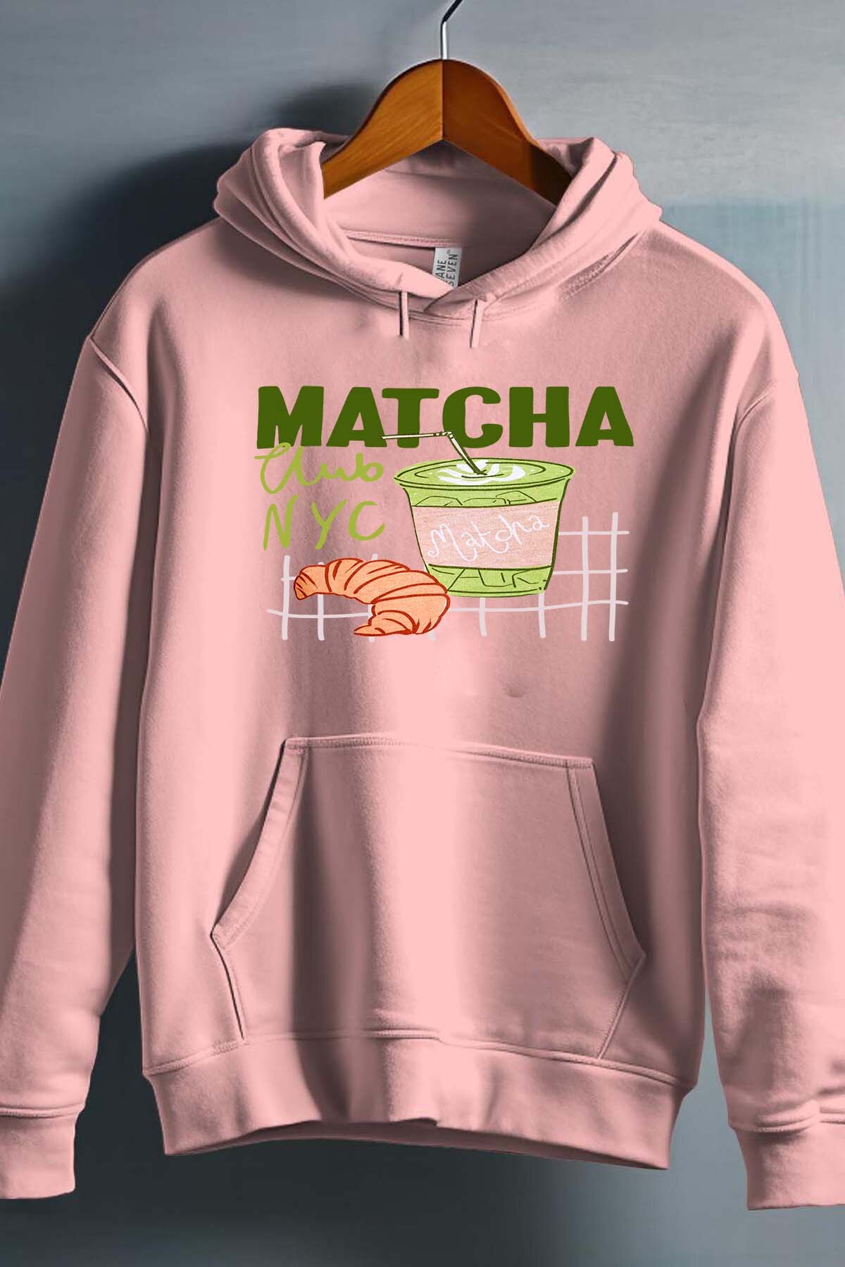 Grossiste I.A.L.D FRANCE - Matcha club nyc - Sweat Capuche Fille
