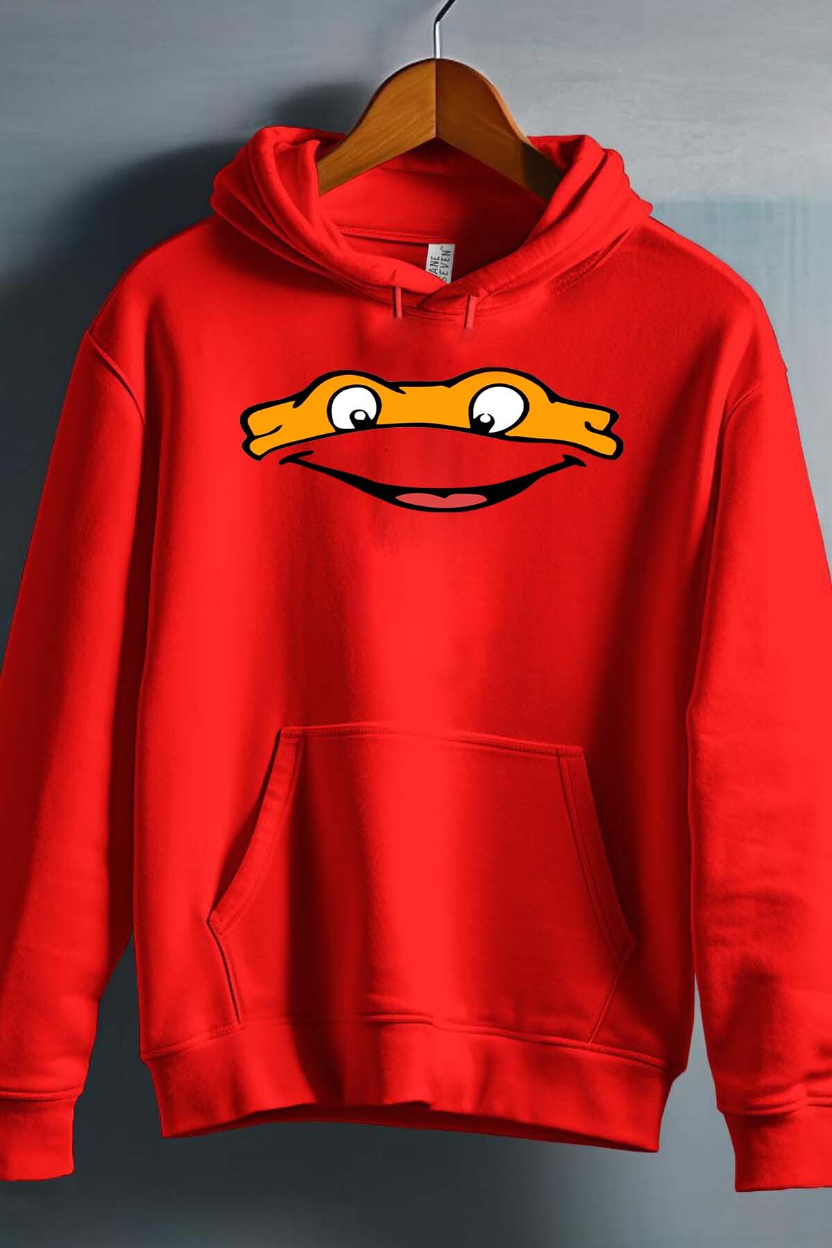 Grossiste I.A.L.D FRANCE - Ninja turtles orange - Sweat Capuche Garçon