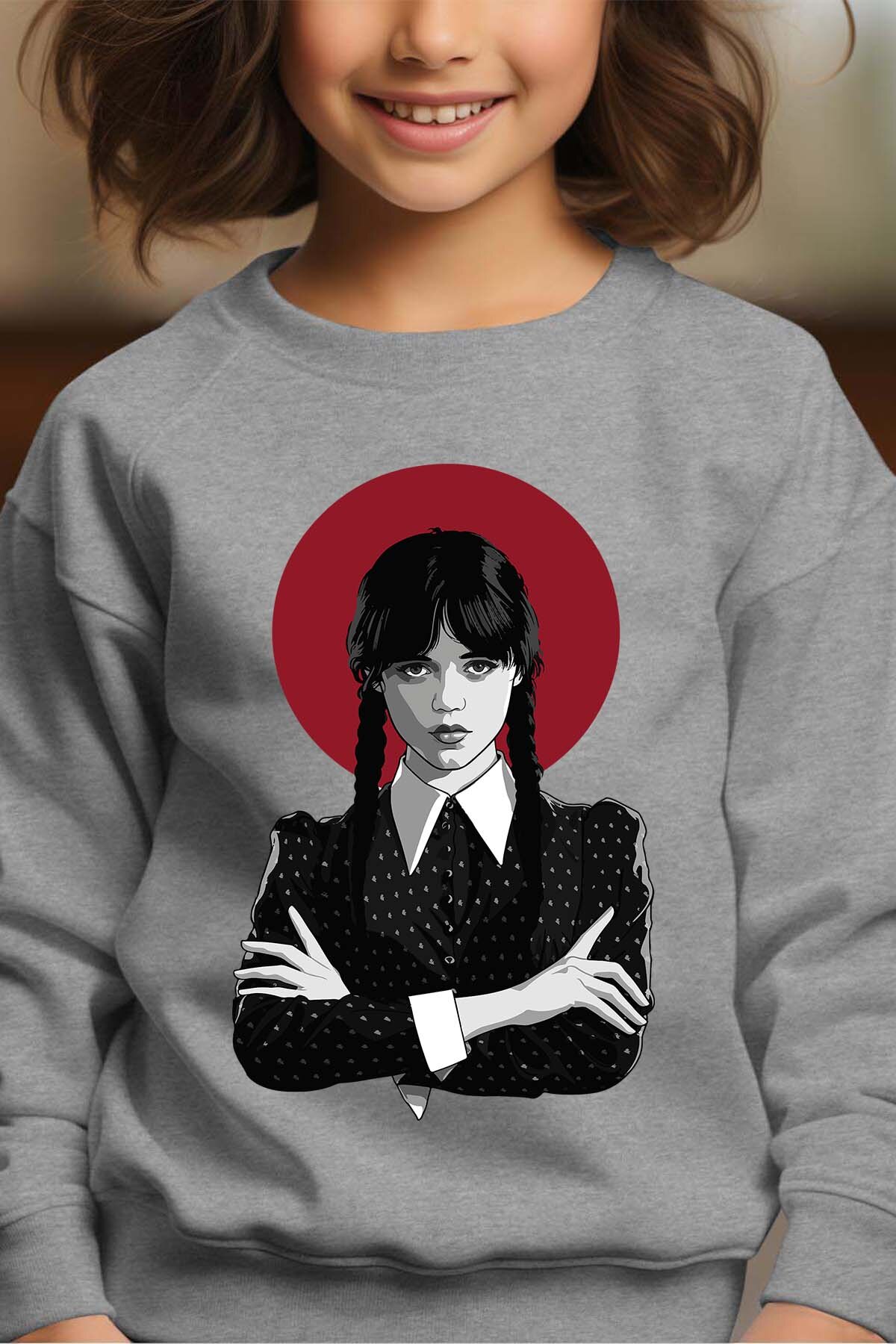 Grossiste I.A.L.D FRANCE - La base Wednes - Sweat Col Rond Fille