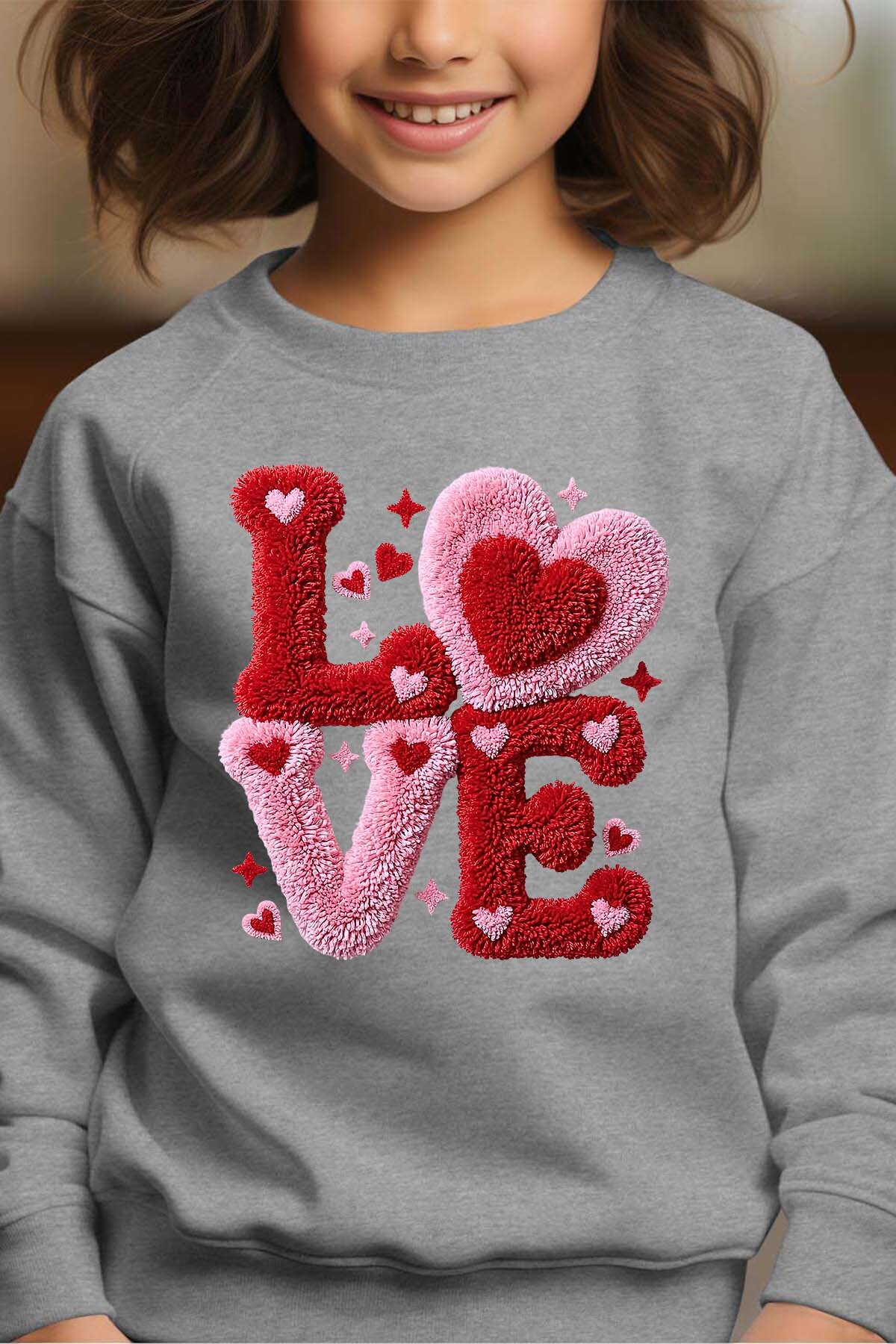 Grossista I.A.L.D FRANCE - Latch Love - Felpa girocollo Ragazza