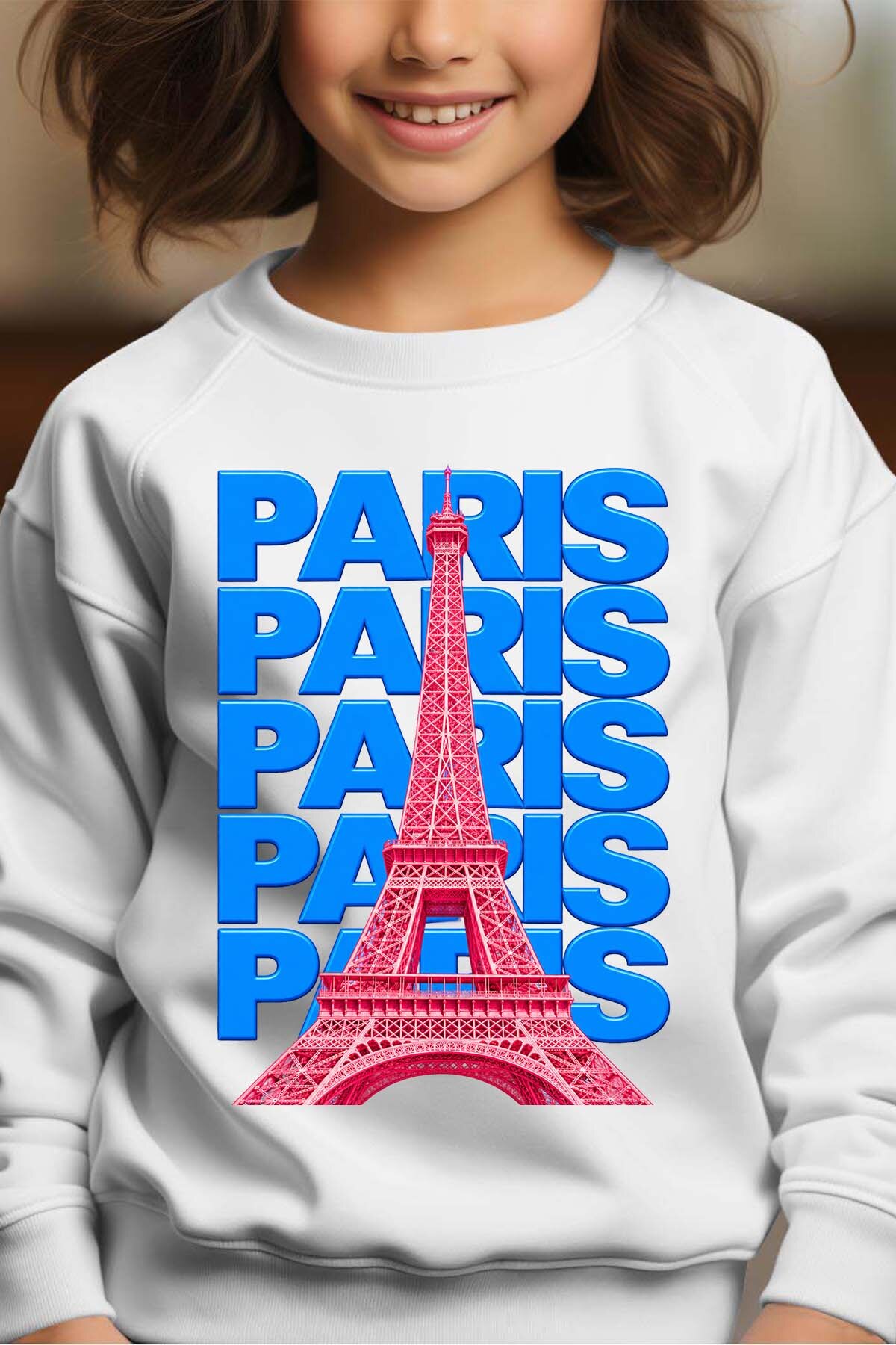 Wholesaler I.A.L.D FRANCE - 002 vintage paris - Crewneck sweatshirt Girl