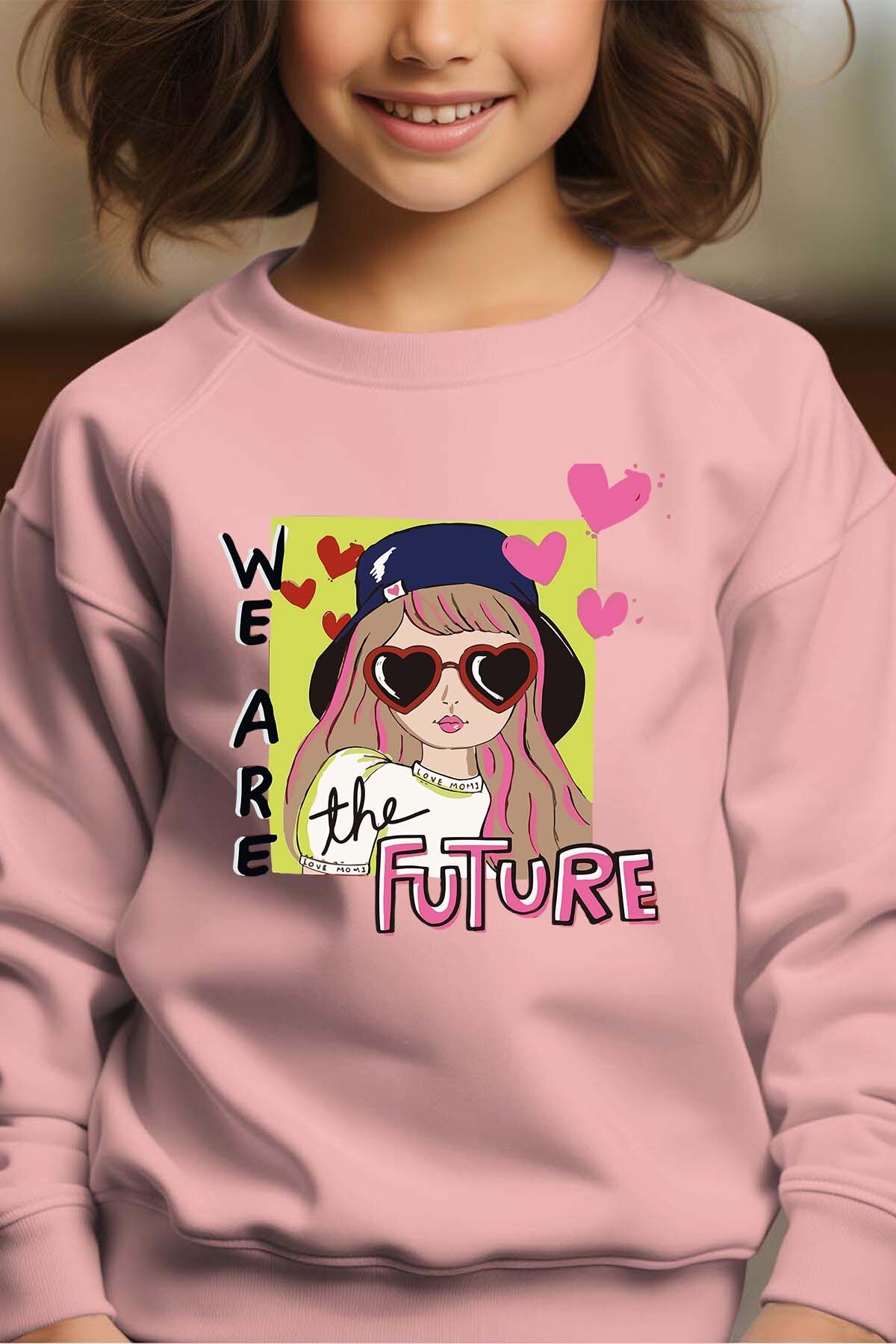 Großhändler I.A.L.D FRANCE - Weare Future - Rundhals-Sweatshirt Mädchen