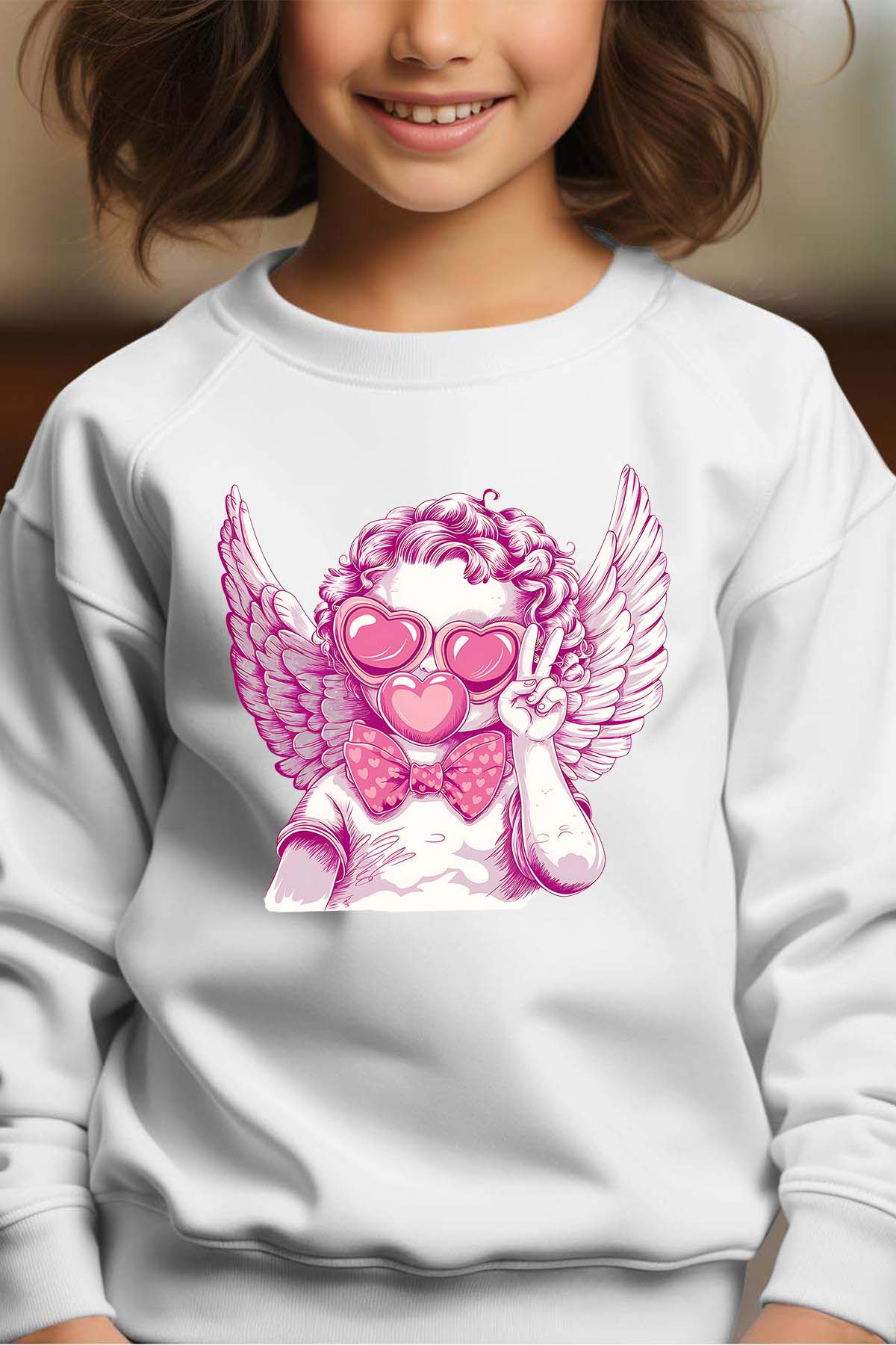Mayorista I.A.L.D FRANCE - Cupid Bubble - Sudadera Cuello Redondo Niña
