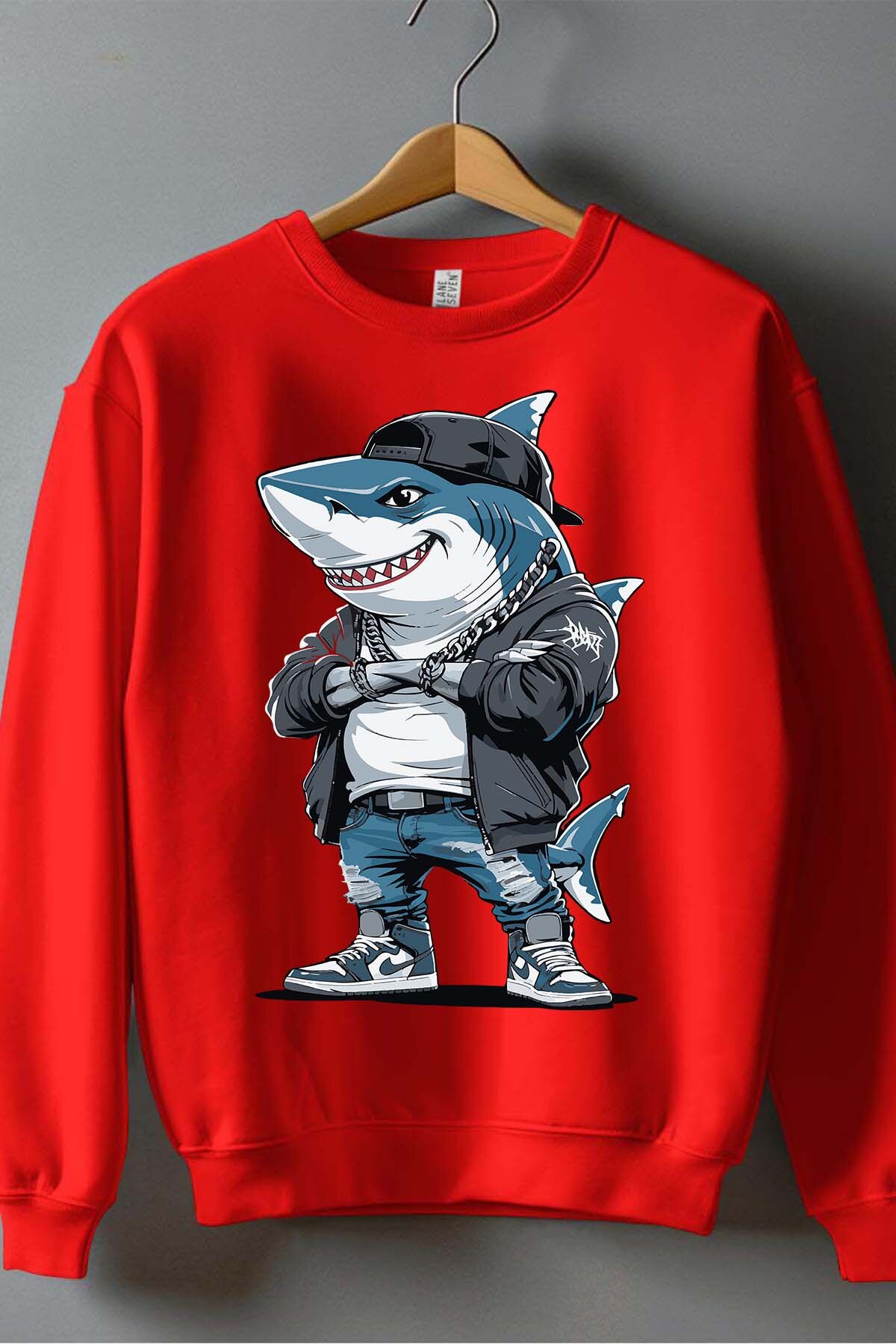 Grossiste I.A.L.D FRANCE - Urban Shark - Sweat Col Rond Garçon