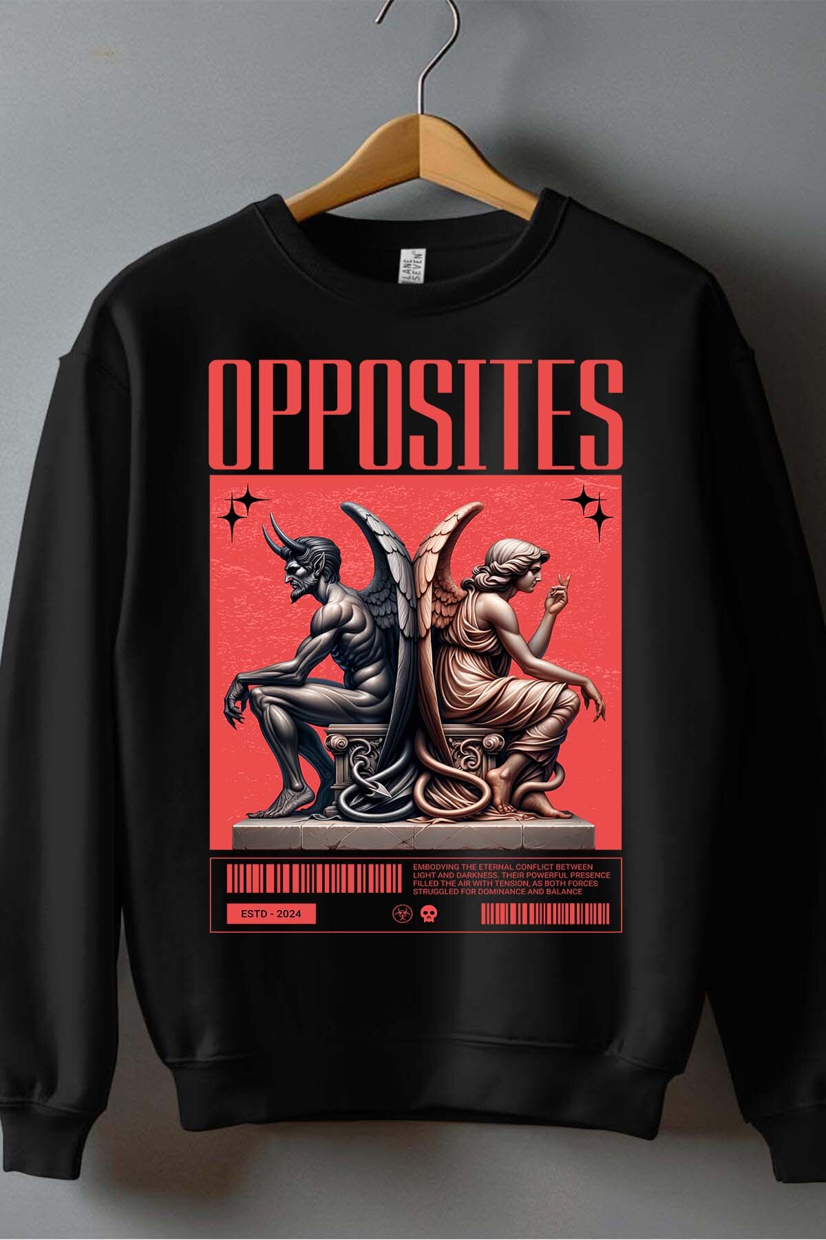 Mayorista I.A.L.D FRANCE - OPPOSITES - Sudadera con cuello redondo Niño