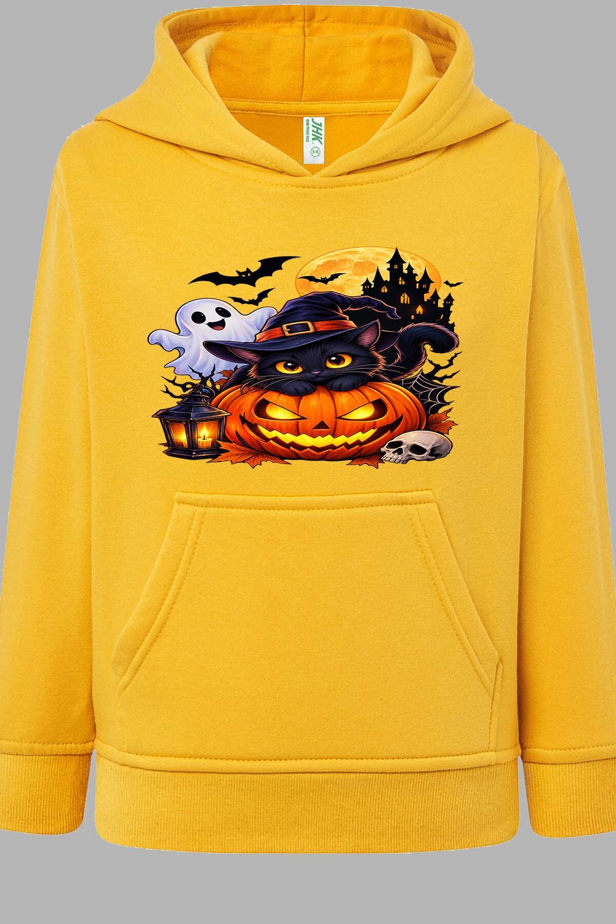 Grossiste I.A.L.D FRANCE - Spoky cat halloween - Sweat Capuche Fille