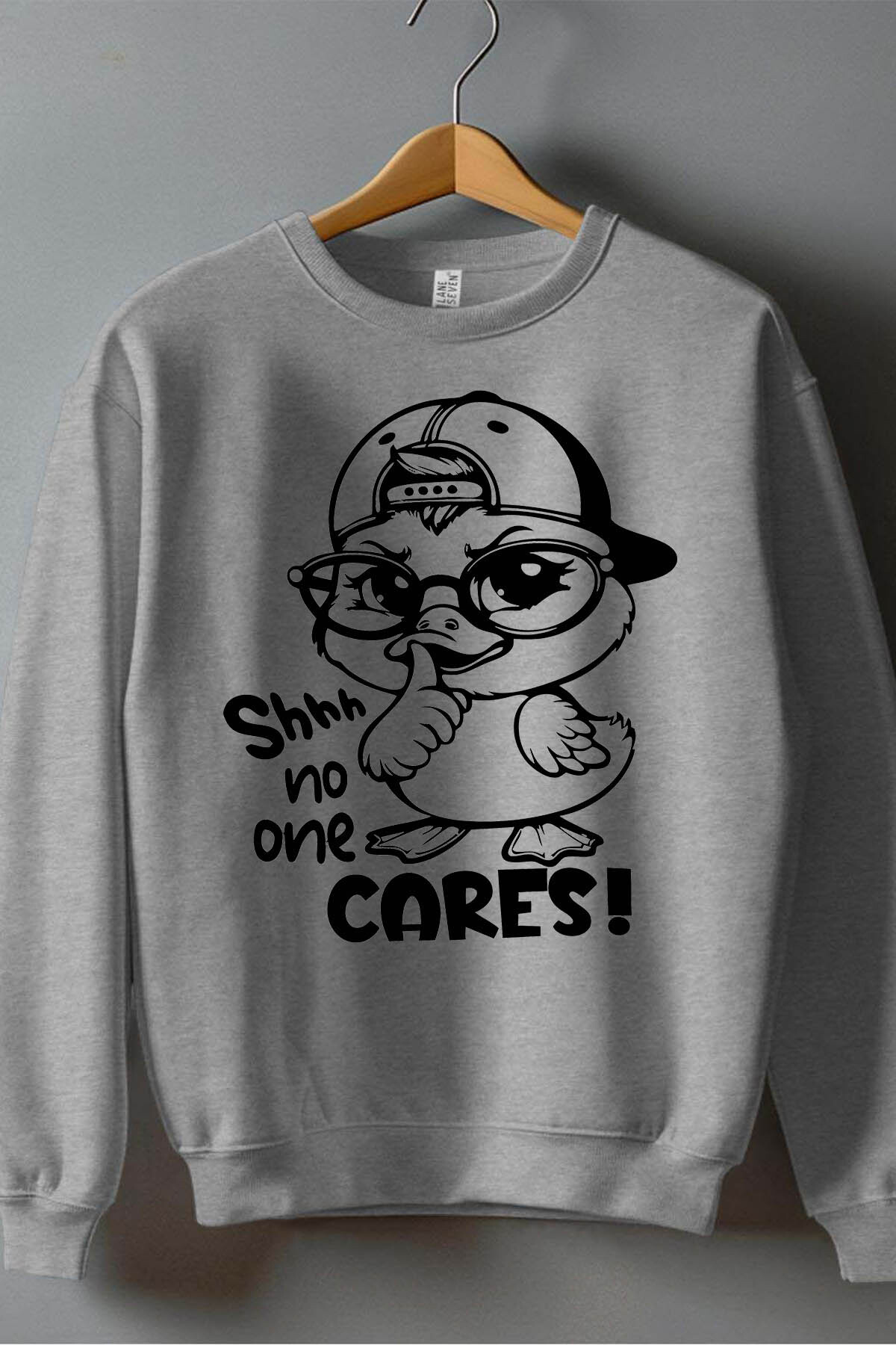 Grossiste I.A.L.D FRANCE - Shhh cares - Sweat Col Rond Garçon