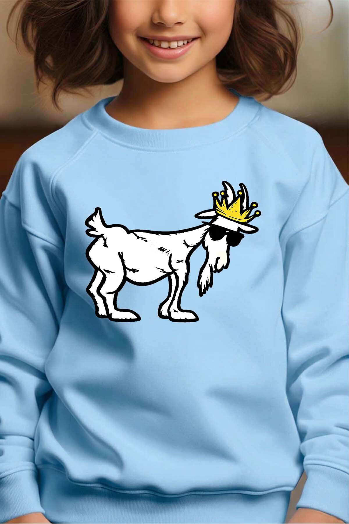 Grossiste I.A.L.D FRANCE - The goat - Sweat Col Rond Fille