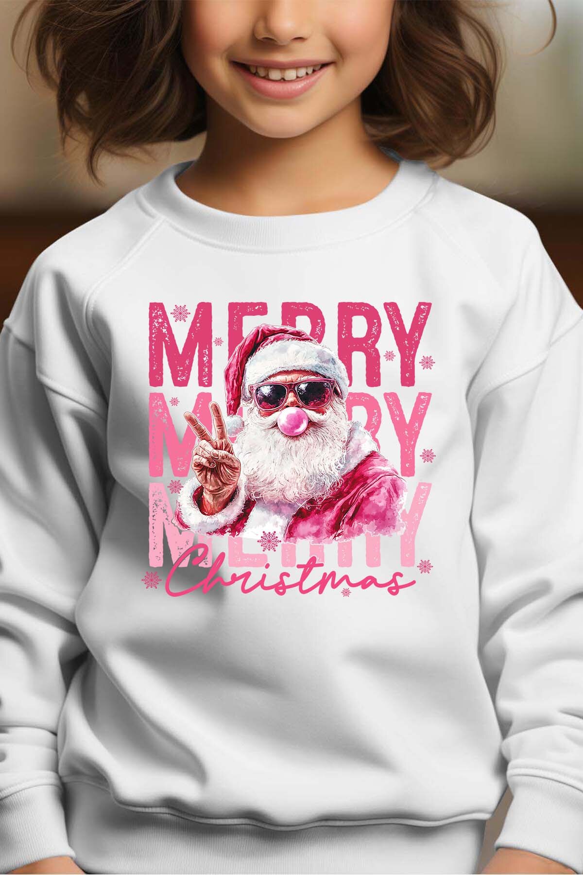 Großhändler I.A.L.D FRANCE - Merry Multi X Gum - Rundhals-Sweatshirt für Mädchen