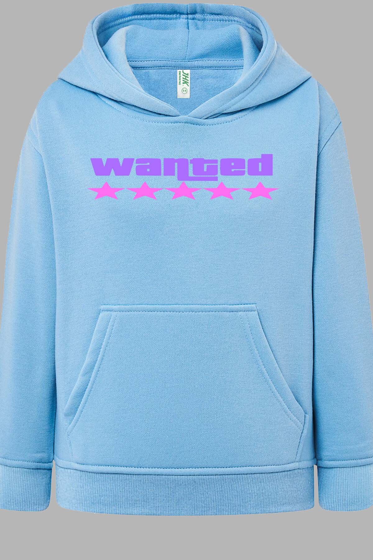 Grossiste I.A.L.D FRANCE - Wanted Stars Grirl - Sweat Capuche Fille