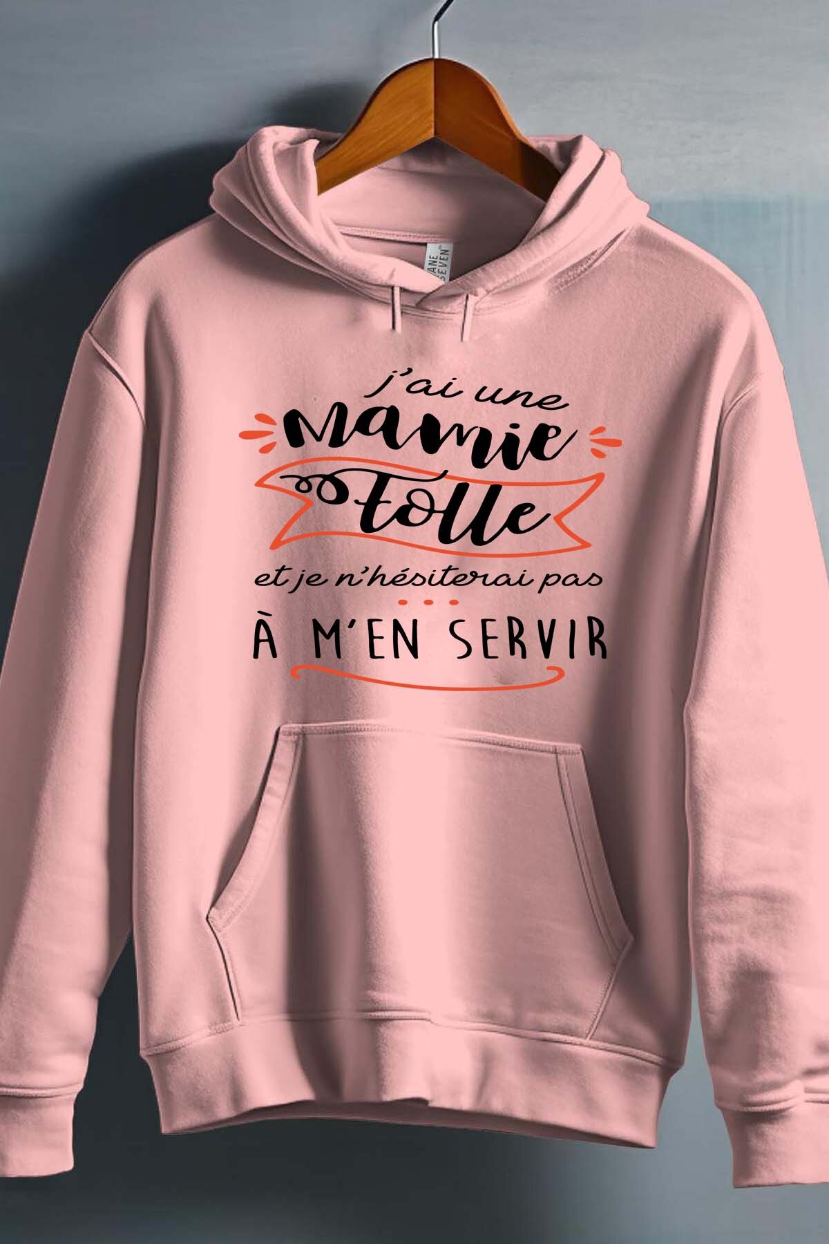 Grossiste I.A.L.D FRANCE - Mamie Folle Servir - Sweat Capuche Fille