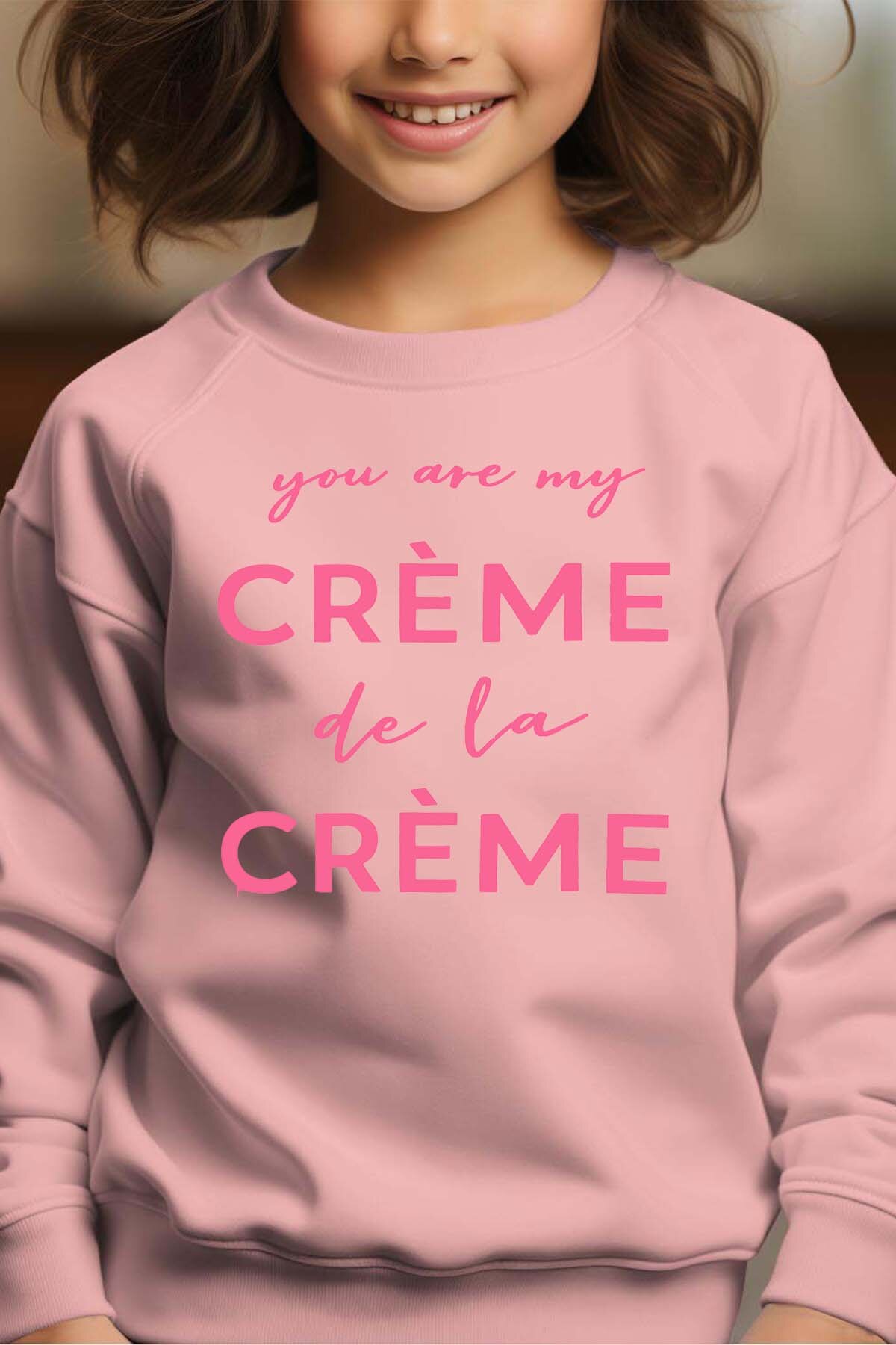 Grossiste I.A.L.D FRANCE - Creme de la creme - Sweat Col Rond Fille