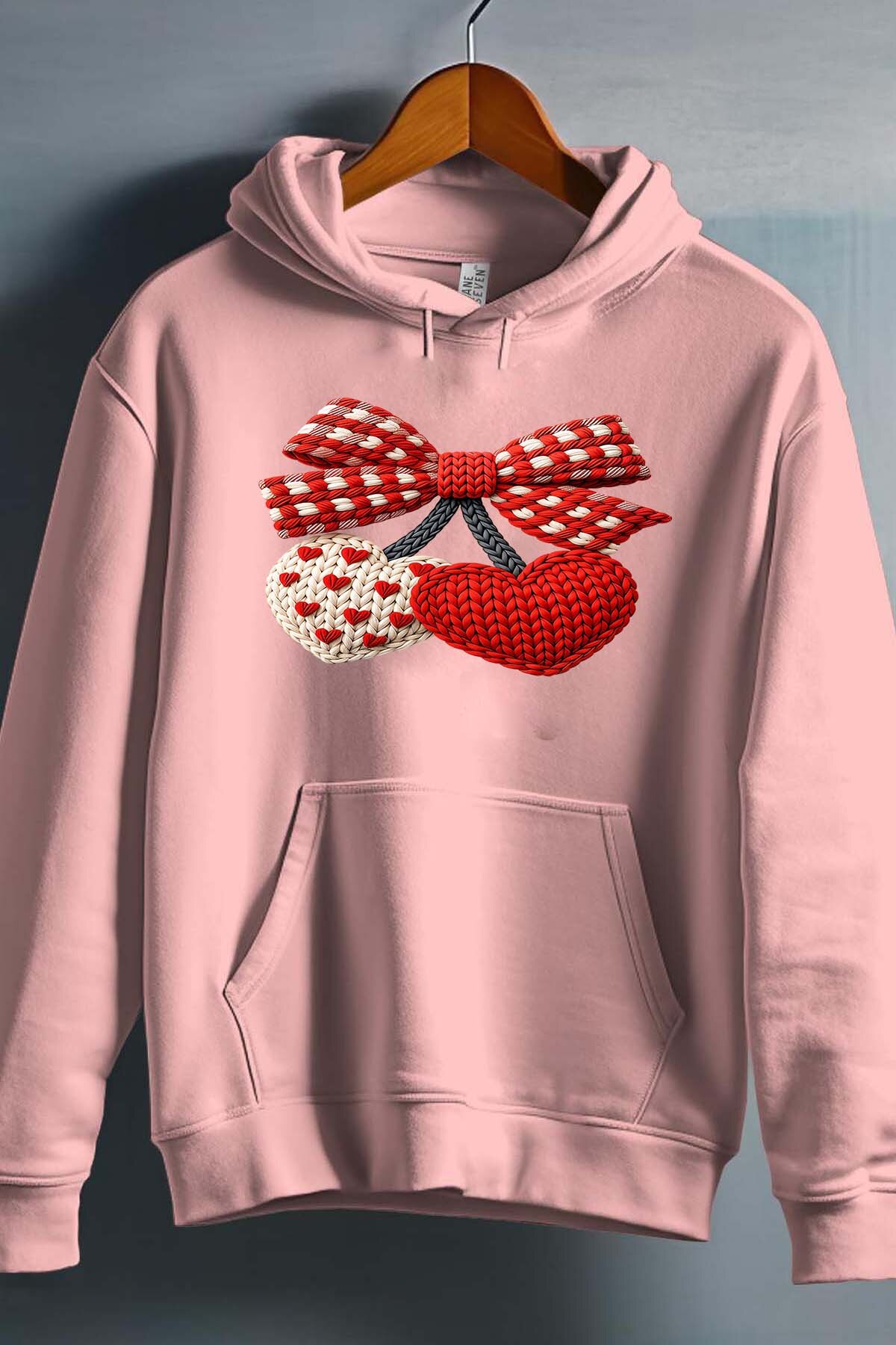 Großhändler I.A.L.D FRANCE - Gehäkeltes Valentinsherz - Kapuzenpullover Mädchen