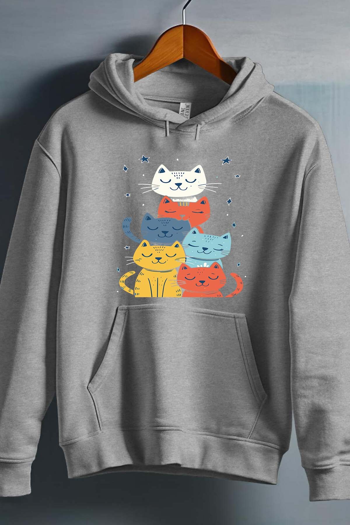 Grossiste I.A.L.D FRANCE - Cat calm - Sweat Capuche Fille