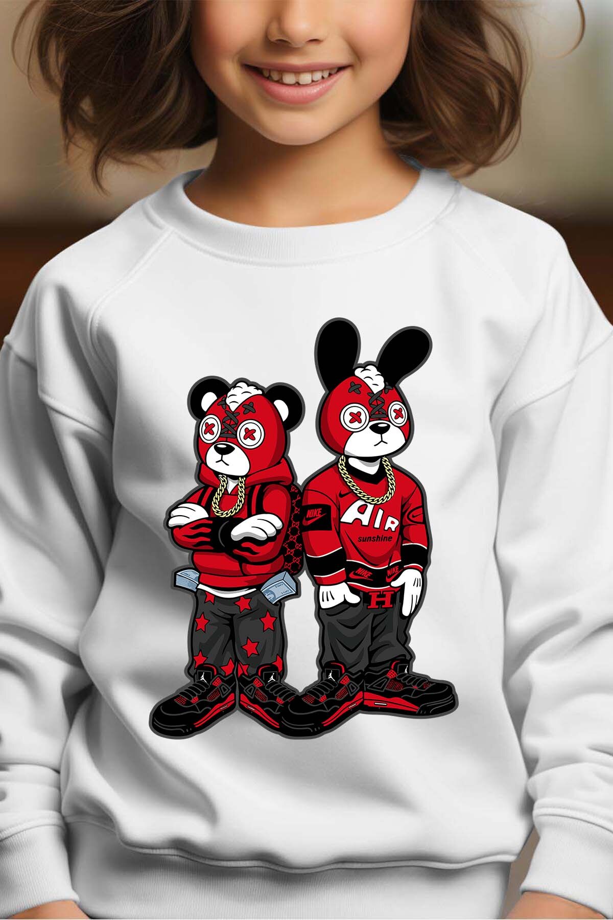 Grossiste I.A.L.D FRANCE - Jumeaux Sauvages - Sweat Col Rond Fille