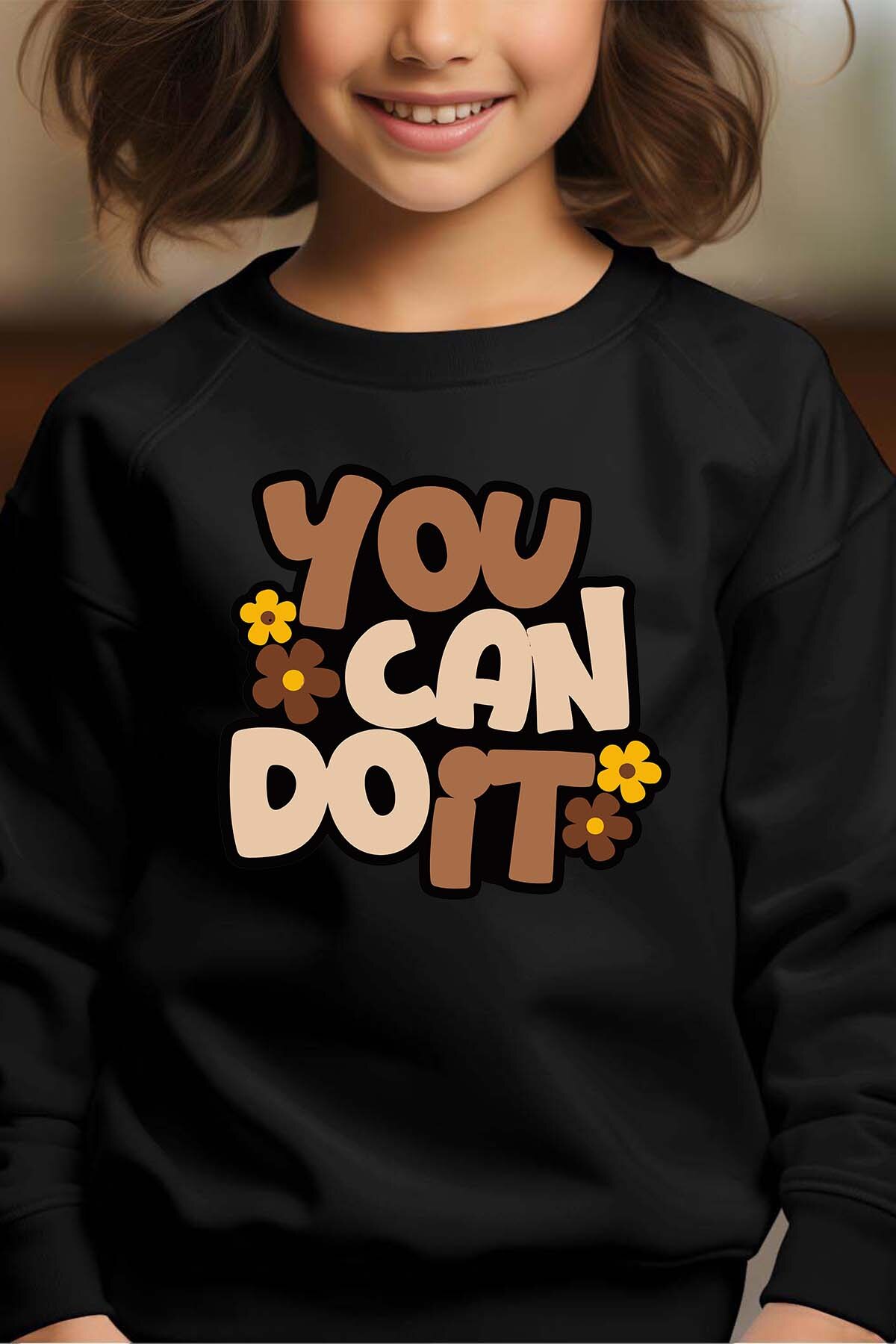 Grossiste I.A.L.D FRANCE - U canDo - Sweat Col Rond Fille