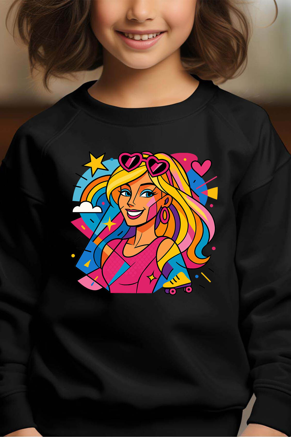 Grossiste I.A.L.D FRANCE - Babie - Sweat Col Rond Fille