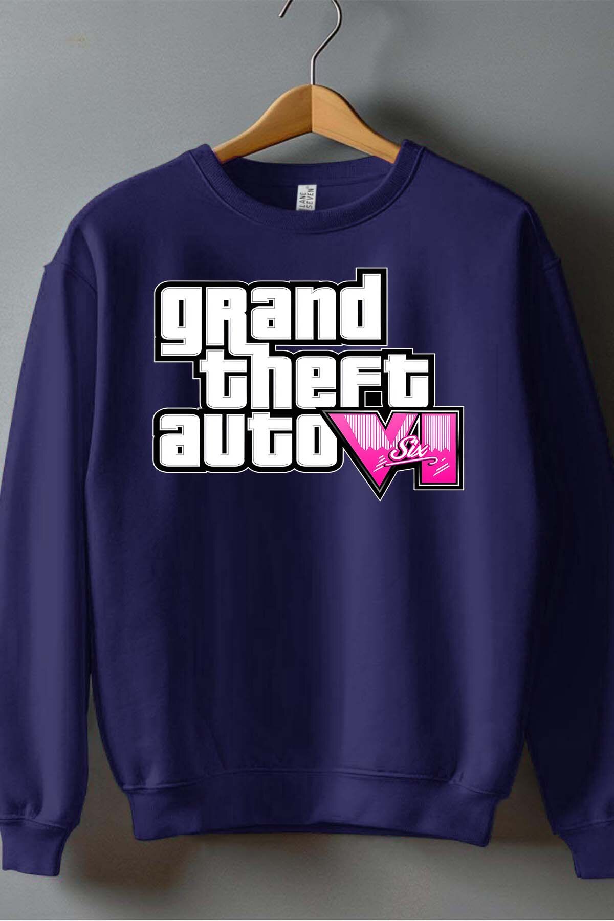 Grossiste I.A.L.D FRANCE - Txt Logo GTheft - Sweat Col Rond Garçon