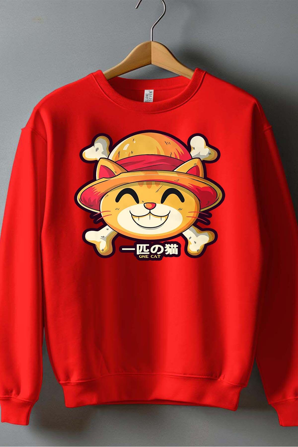 Grossiste I.A.L.D FRANCE - One Lucky Cat - Sweat Col Rond Garçon