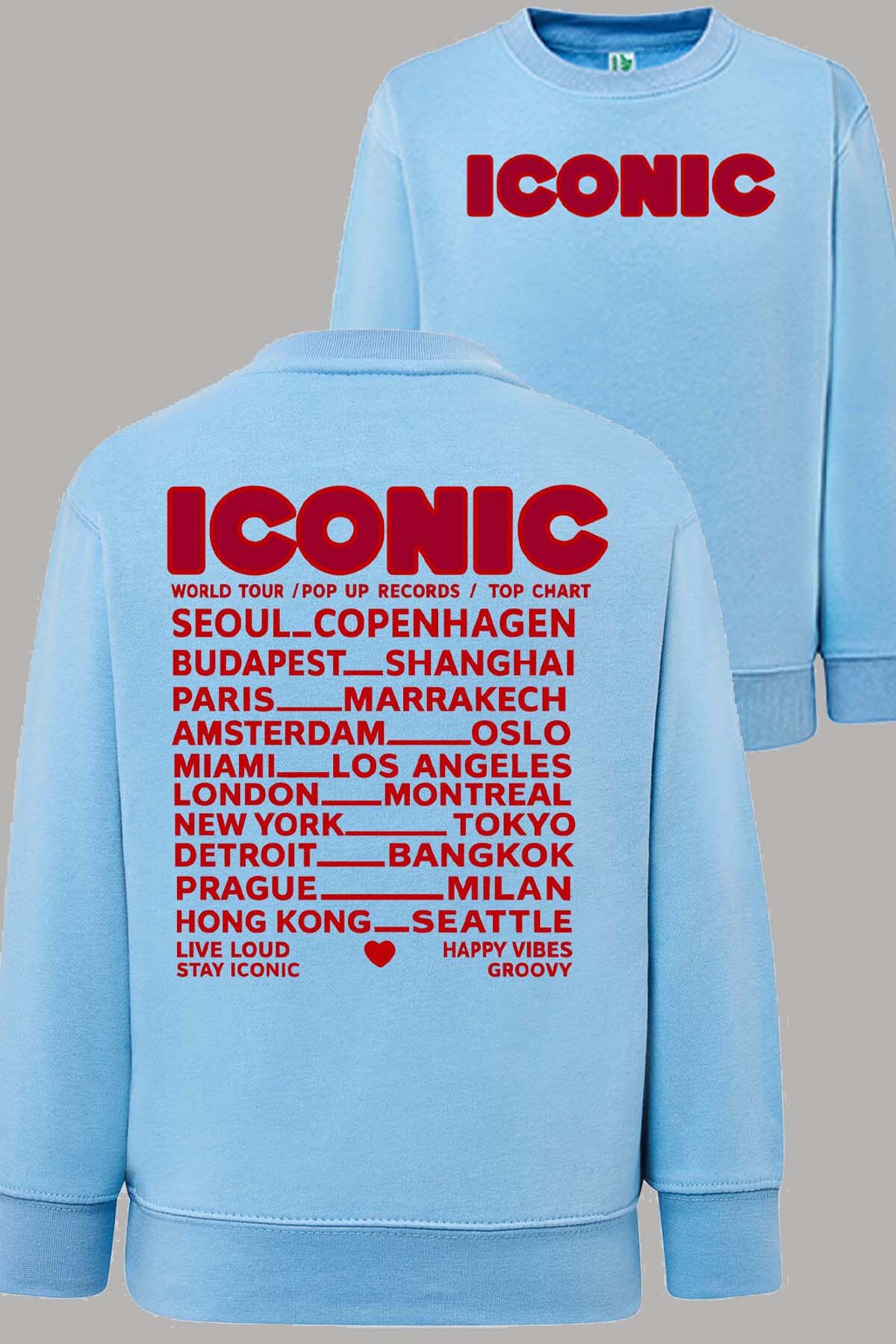 Grossiste I.A.L.D FRANCE - Iconic - Sweat Col Rond Fille