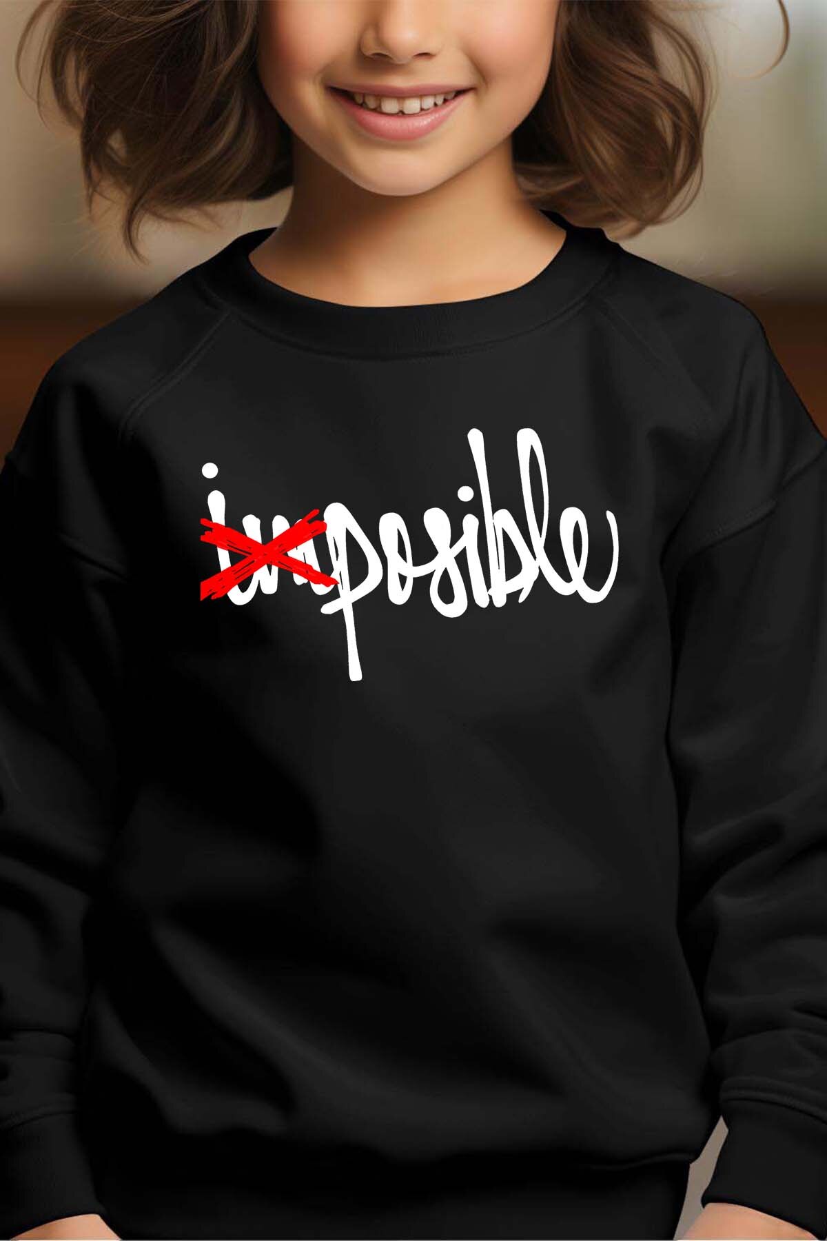 Mayorista I.A.L.D FRANCE - IM X POSSIBLE - Sudadera con cuello redondo Niña