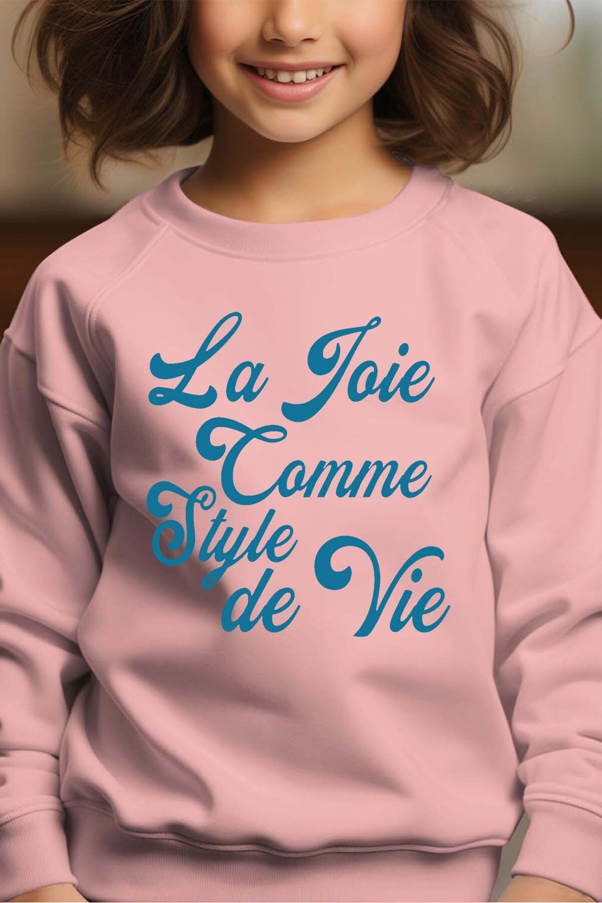 Grossiste I.A.L.D FRANCE - La joie style de vie - Sweat Col Rond Fille