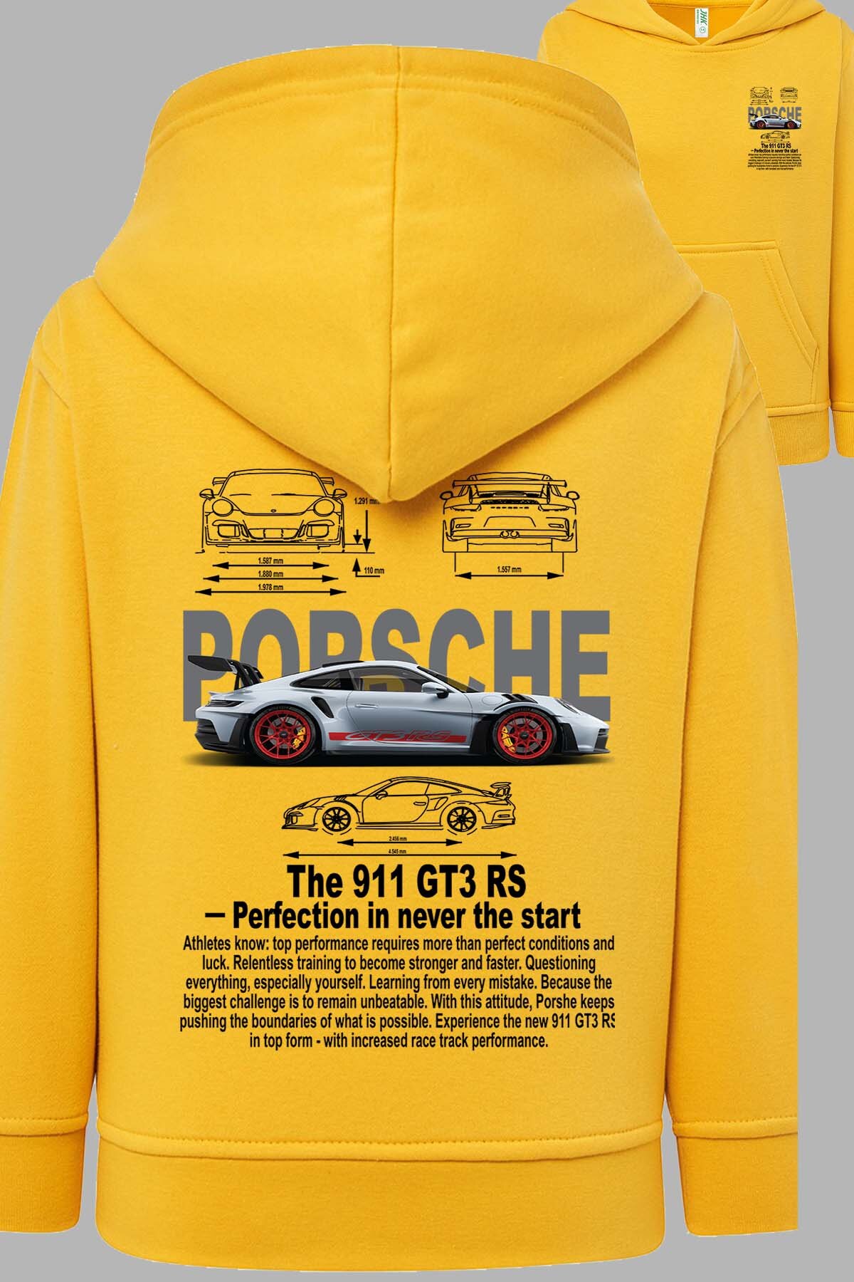 Großhändler I.A.L.D FRANCE - Porsche 911 RS - Jungen Kapuzenpullover