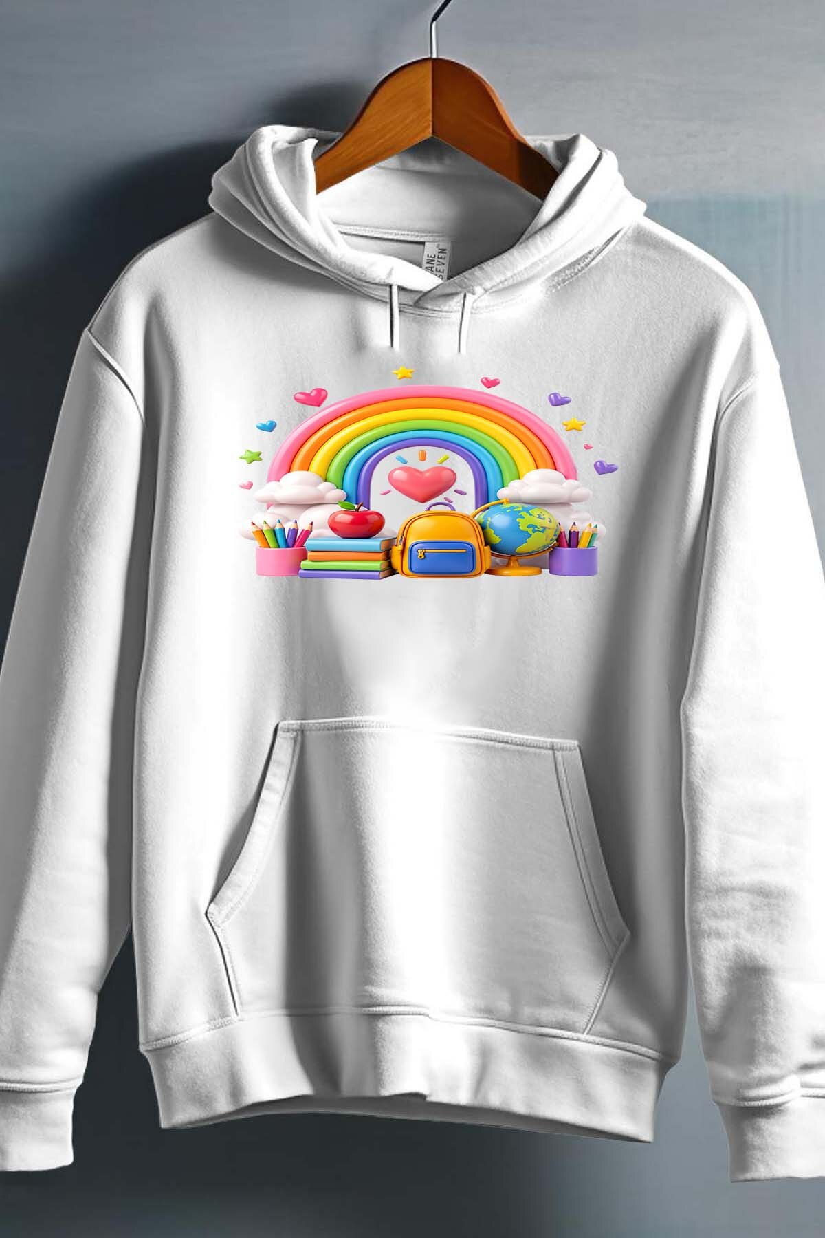 Grossiste I.A.L.D FRANCE - Rainbow  school - Sweat Capuche Fille