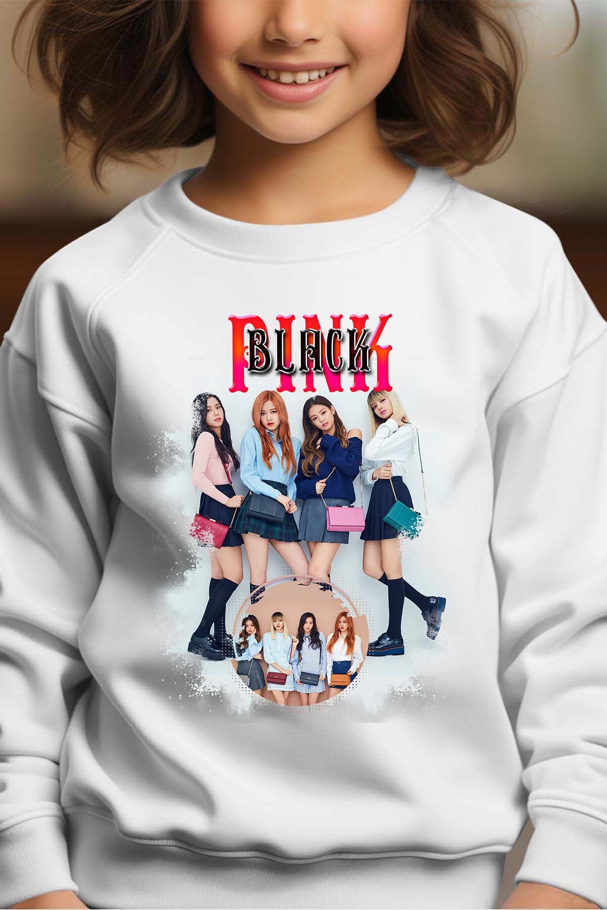 Grossiste I.A.L.D FRANCE - BLACKPINK 6 - Sweat Col Rond Fille