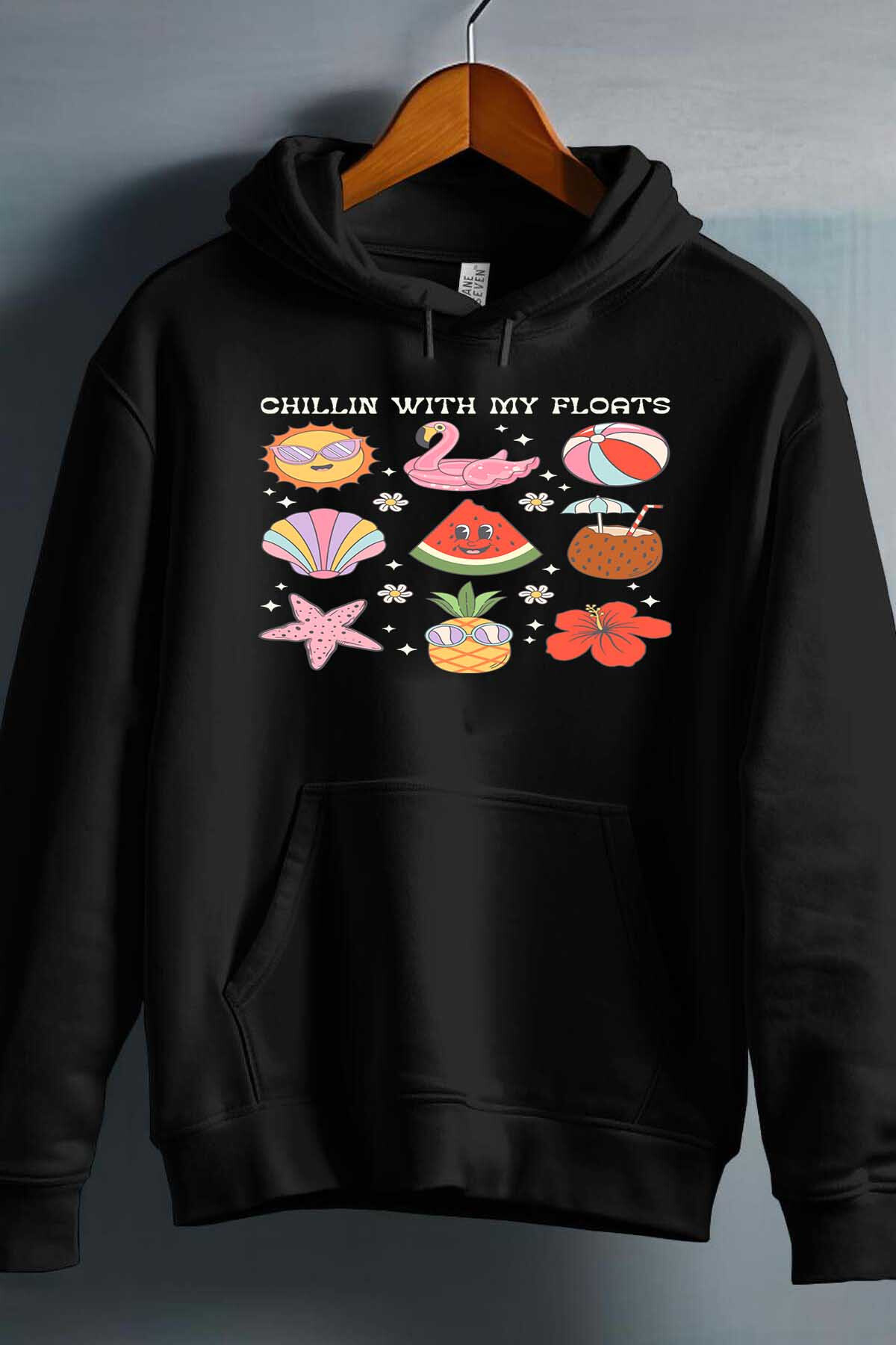 Mayorista I.A.L.D FRANCE - Chillin floats - Sudadera con capucha