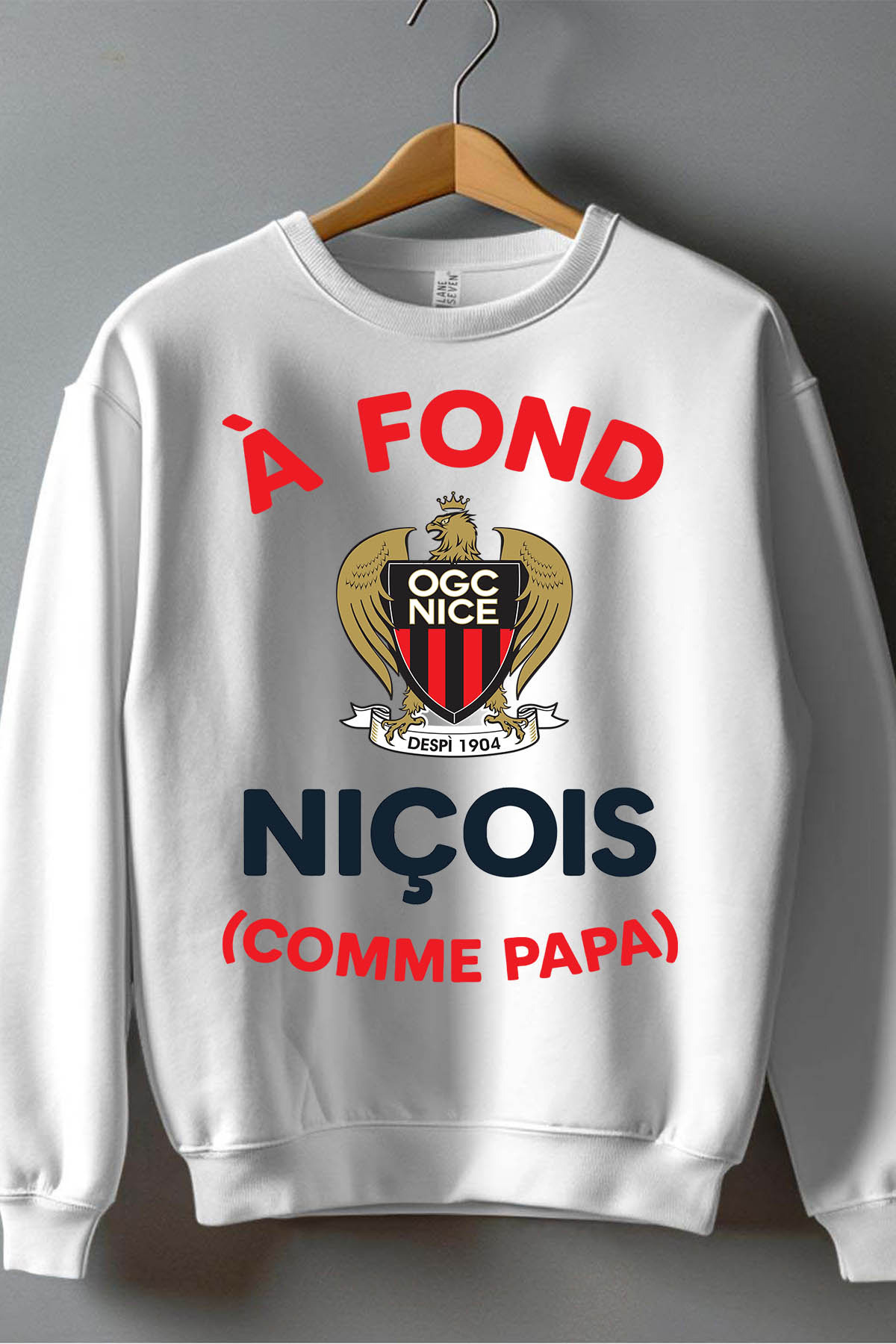 Wholesaler I.A.L.D FRANCE - Fond nice papa - Crewneck sweatshirt Boy