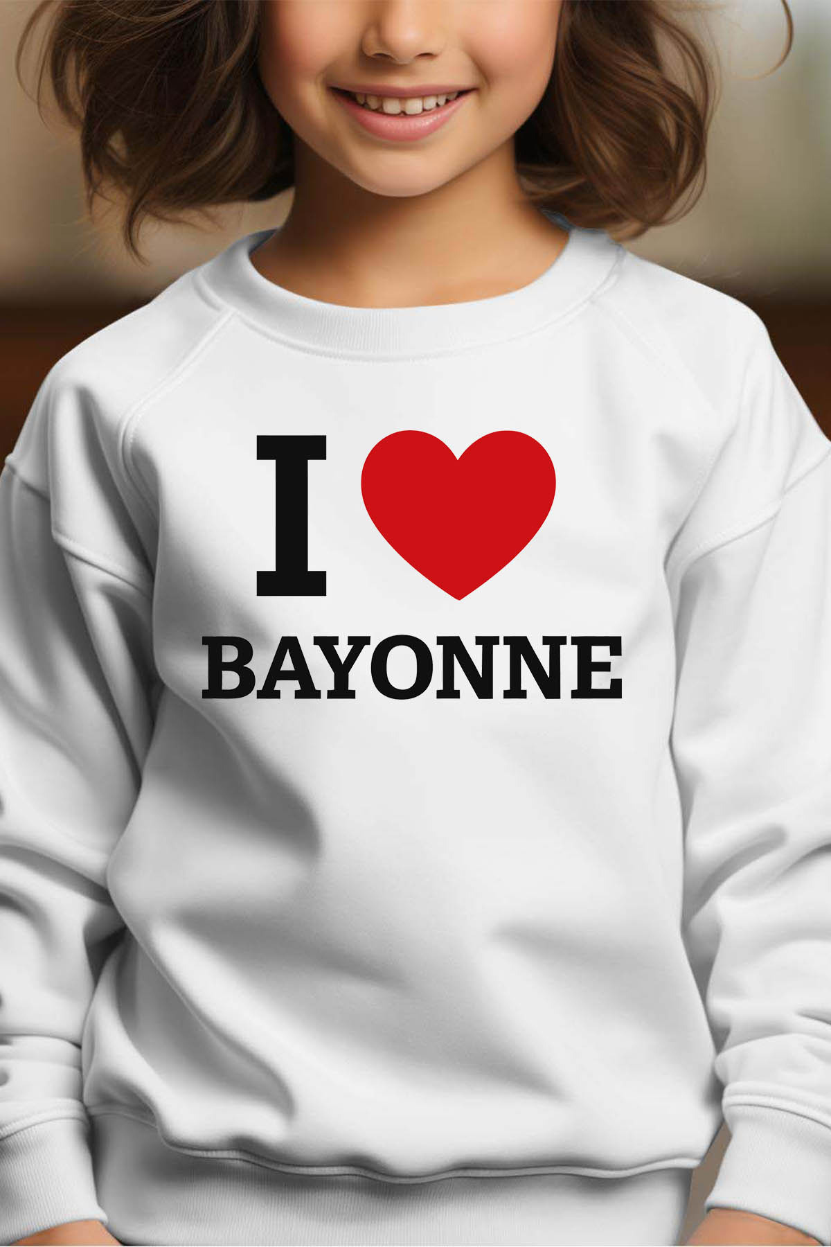 Grossista I.A.L.D FRANCE - Love Bayonne - Girl rotonda della felpa