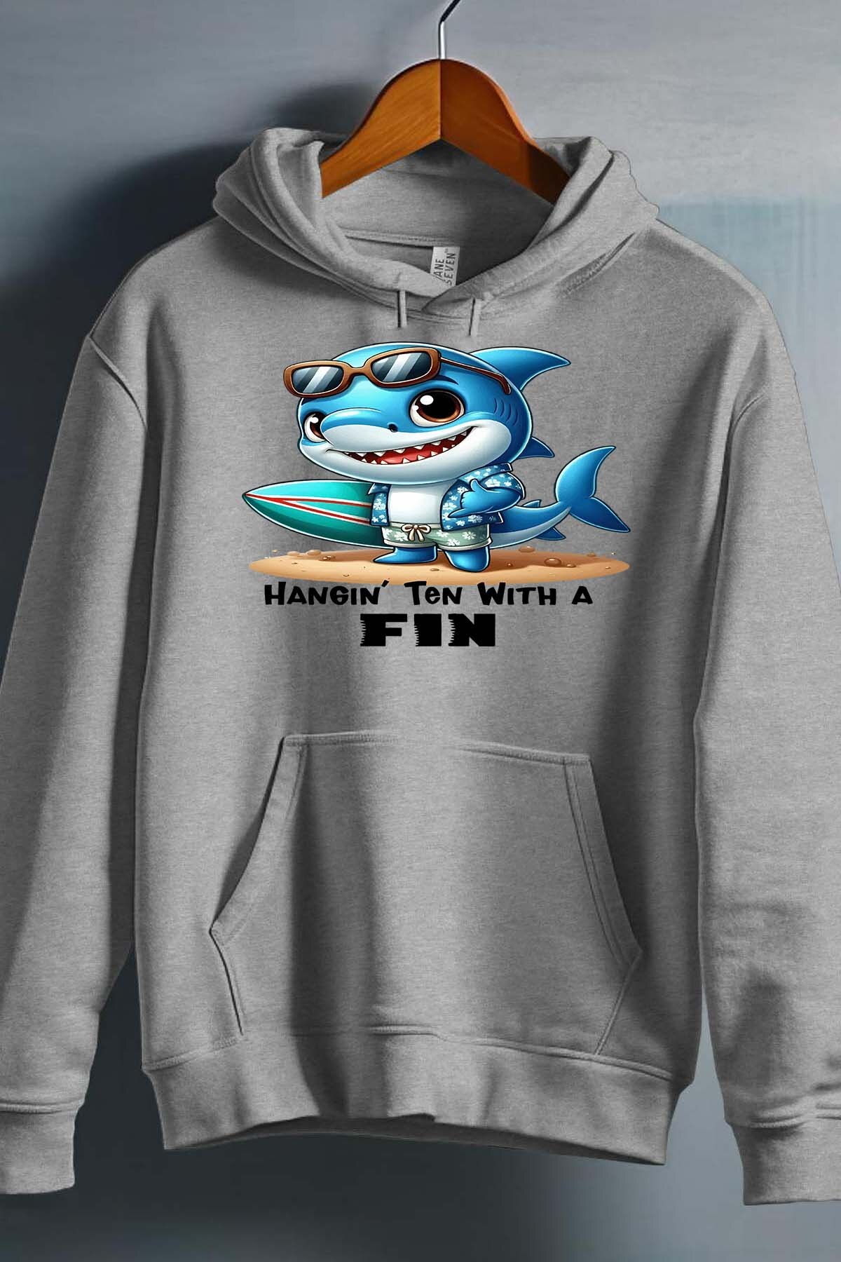 Grossiste I.A.L.D FRANCE - Surf Shark - Sweat Capuche Garçon
