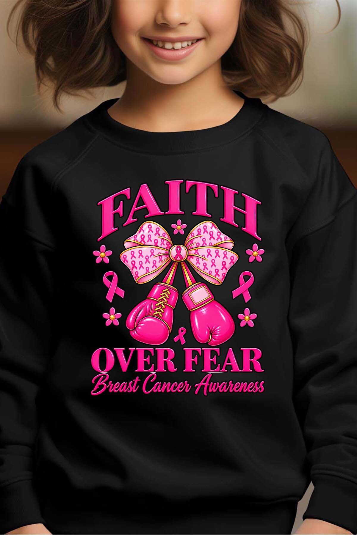 Grossiste I.A.L.D FRANCE - Over Fear october - Sweat Col Rond Fille