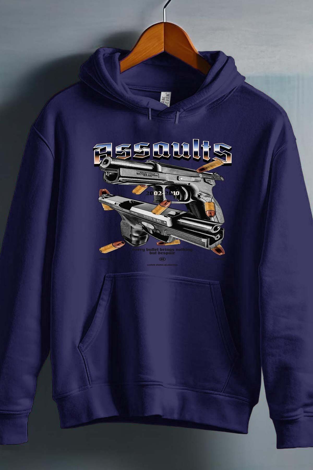 Grossiste I.A.L.D FRANCE - Gun Graphic-kamel-khedimallah - Sweat Capuche Garçon