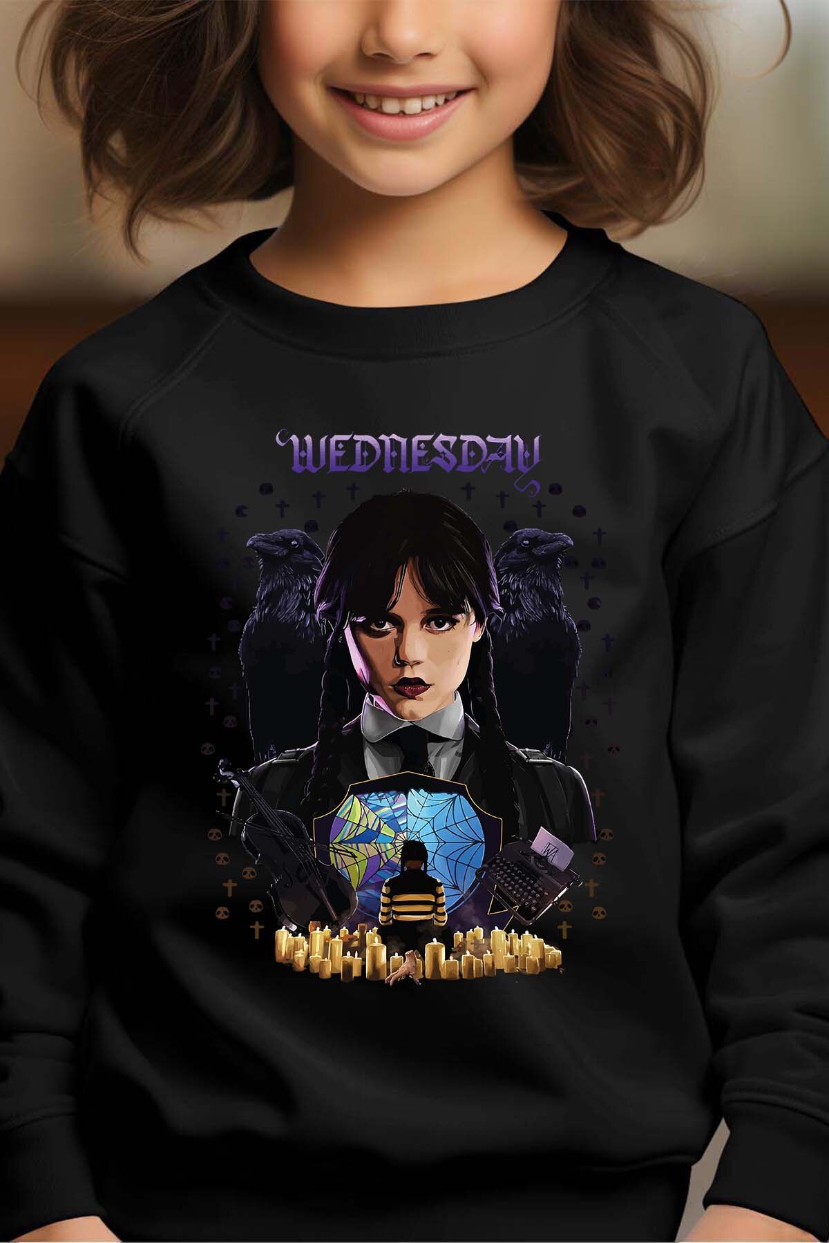 Großhändler I.A.L.D FRANCE - Wed affiche - Rundhals-Sweatshirt Mädchen