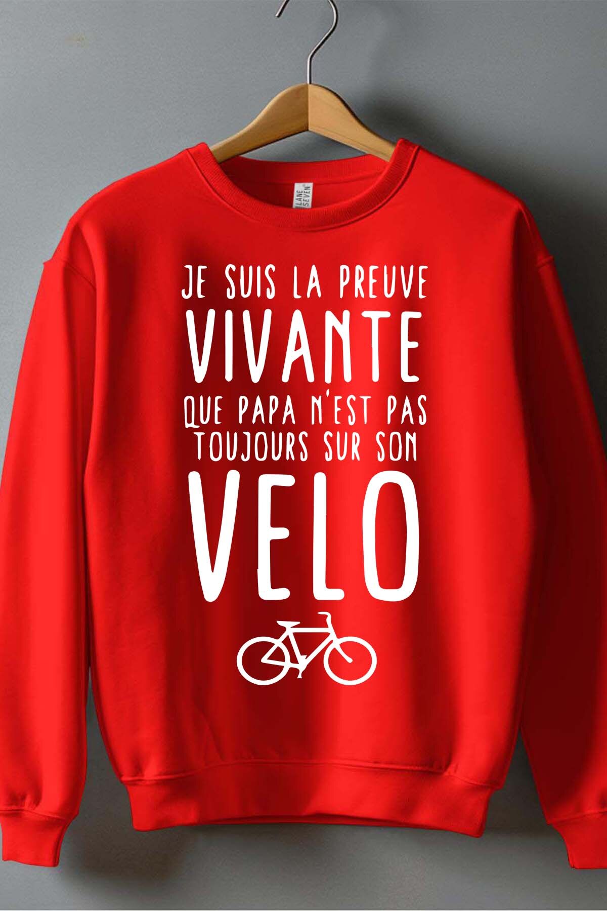 Großhändler I.A.L.D FRANCE - Preuve Papa Vélo - Jungen Crewneck Sweatshirt