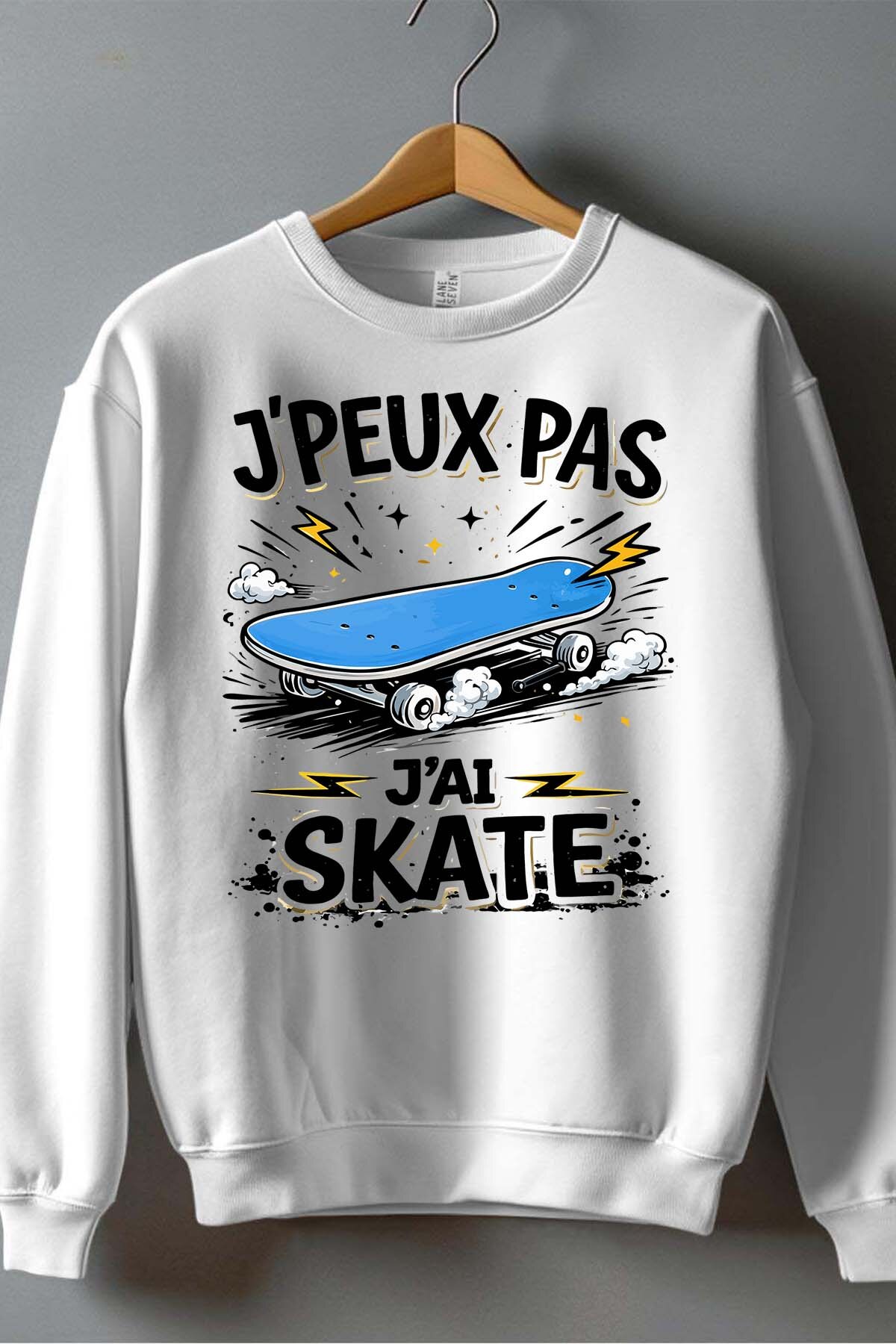 Grossiste I.A.L.D FRANCE - Peux pas... Skate Styl - Sweat Col Rond Garçon