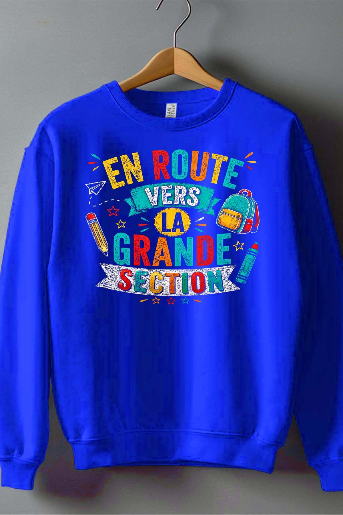 Grossiste I.A.L.D FRANCE - Route Grd section - Sweat Col Rond Garçon