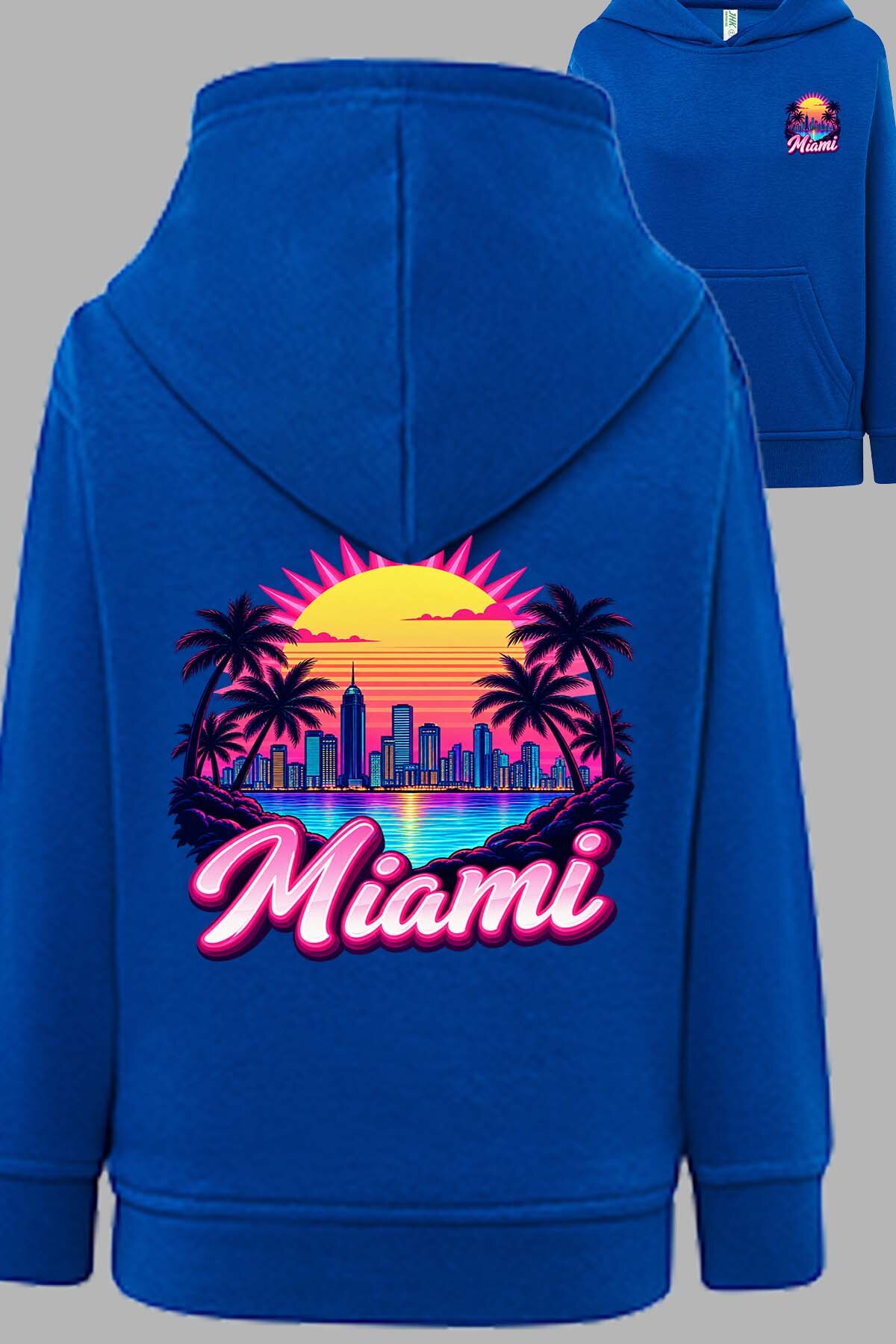 Wholesaler I.A.L.D FRANCE - 00 miami vintage - Hooded sweatshirt Boy