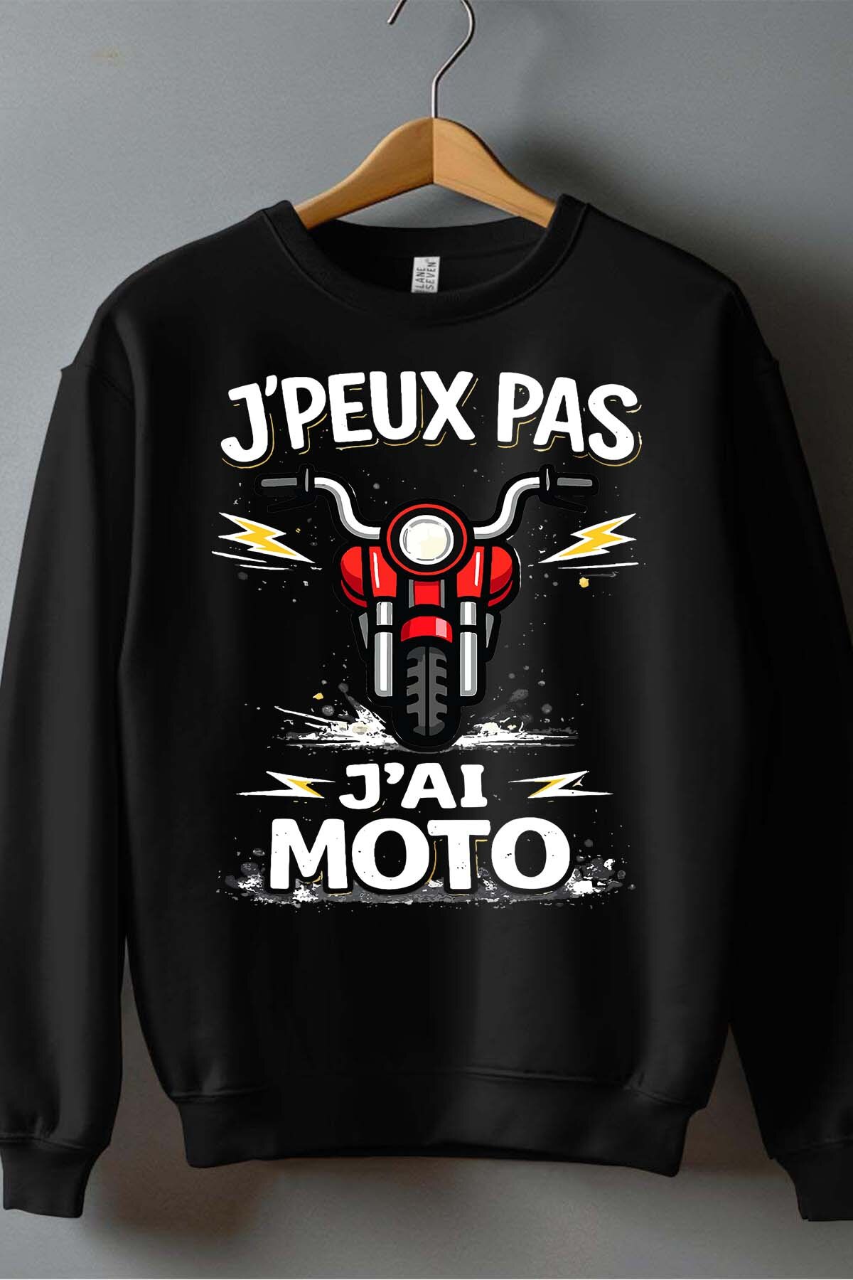 Grossiste I.A.L.D FRANCE - Peux pas... Moto Styl - Sweat Col Rond Garçon